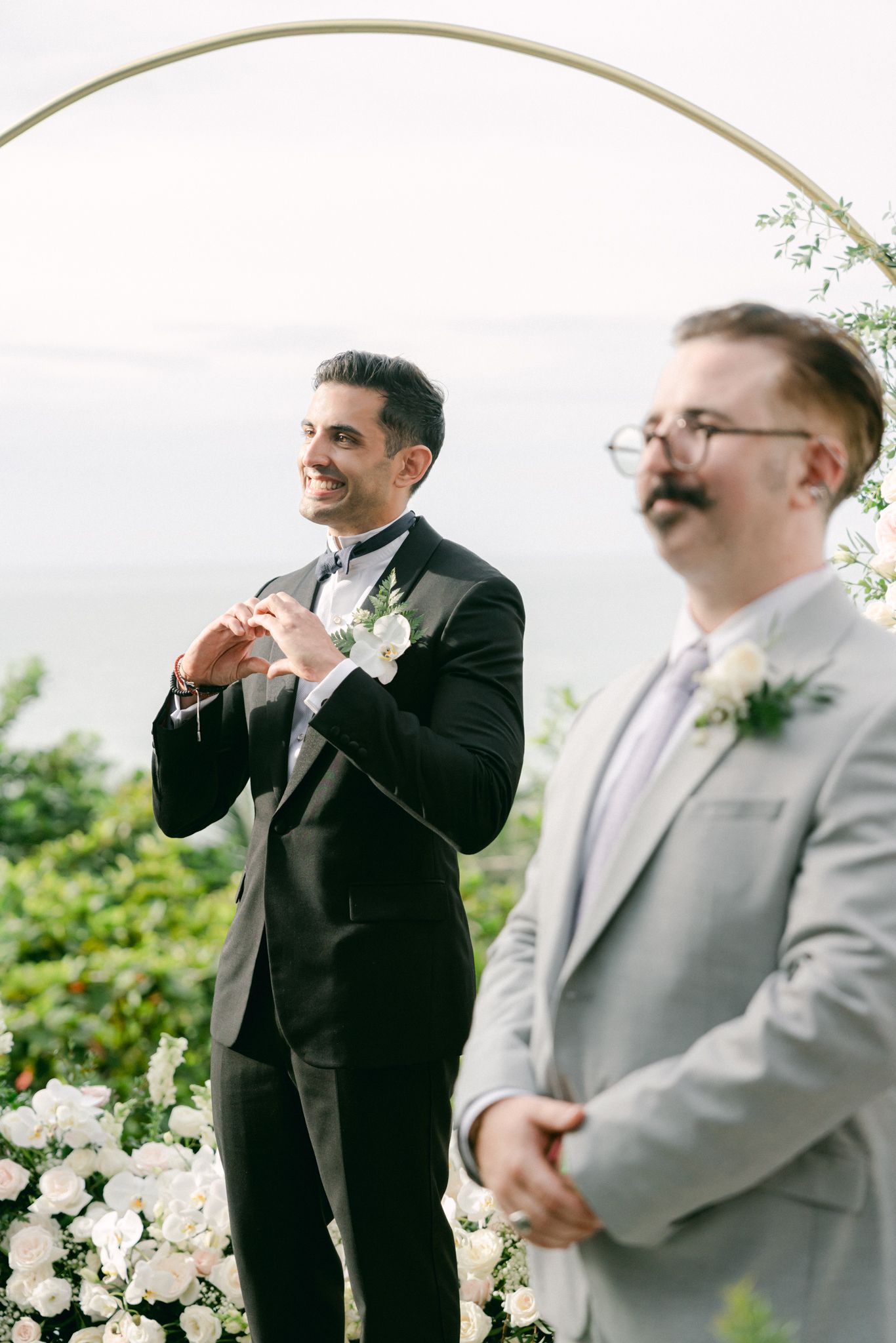 Groom Reaction Destination Wedding at Intercontinental Da Nang