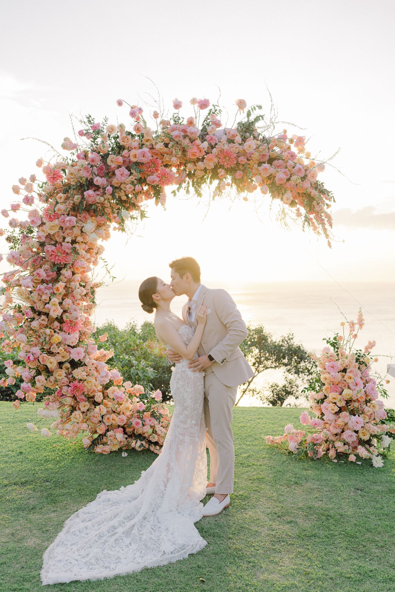 Sunset wedding in Phuket Thailand