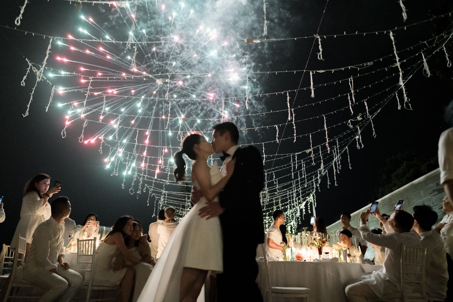wedding fireworks Phuket, Thailand