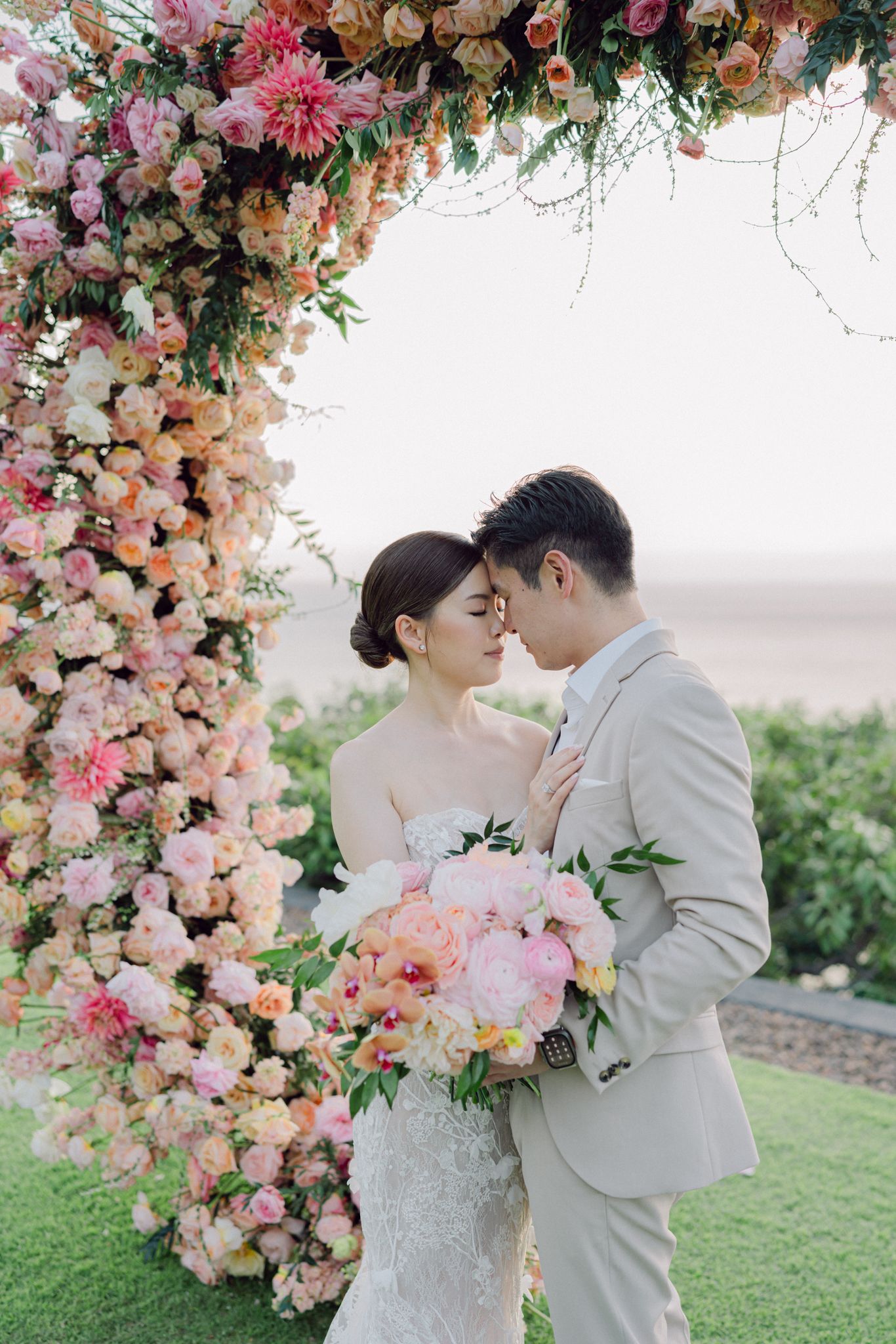 Sunset wedding in Phuket Thailand
