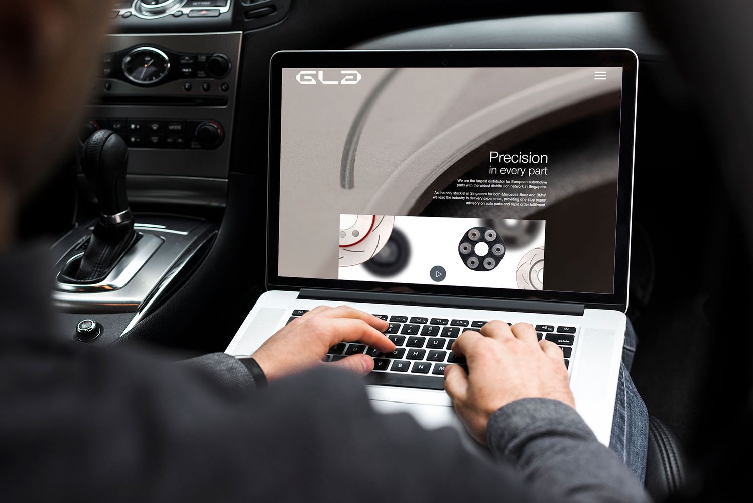 PixelMusica - Singapore Creative Agency - Branding Web Design Development -GoldenLink Auto (GLA)