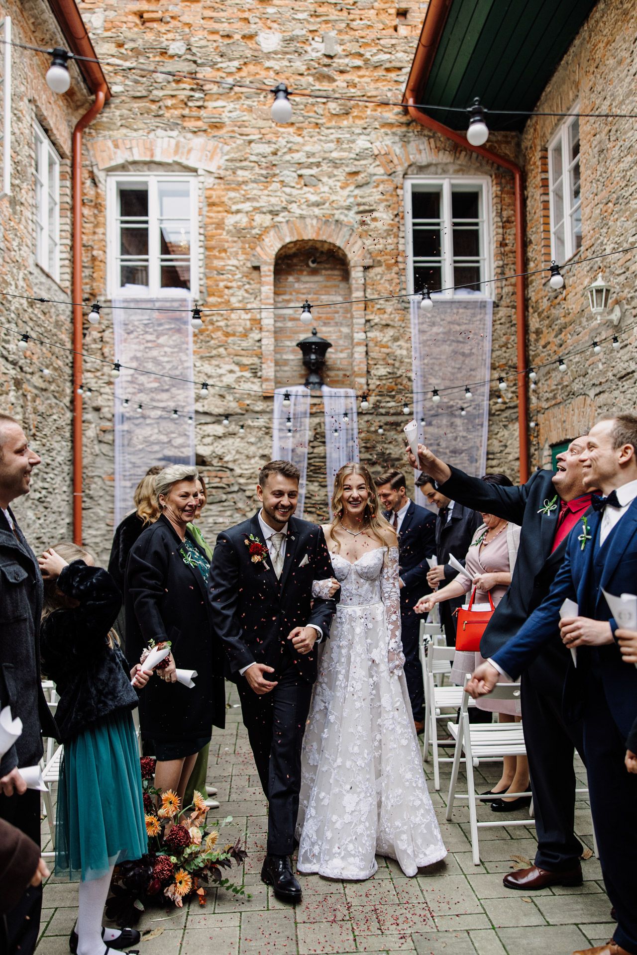 Svatební obřad na svatebním místě Villa Dom Carli.