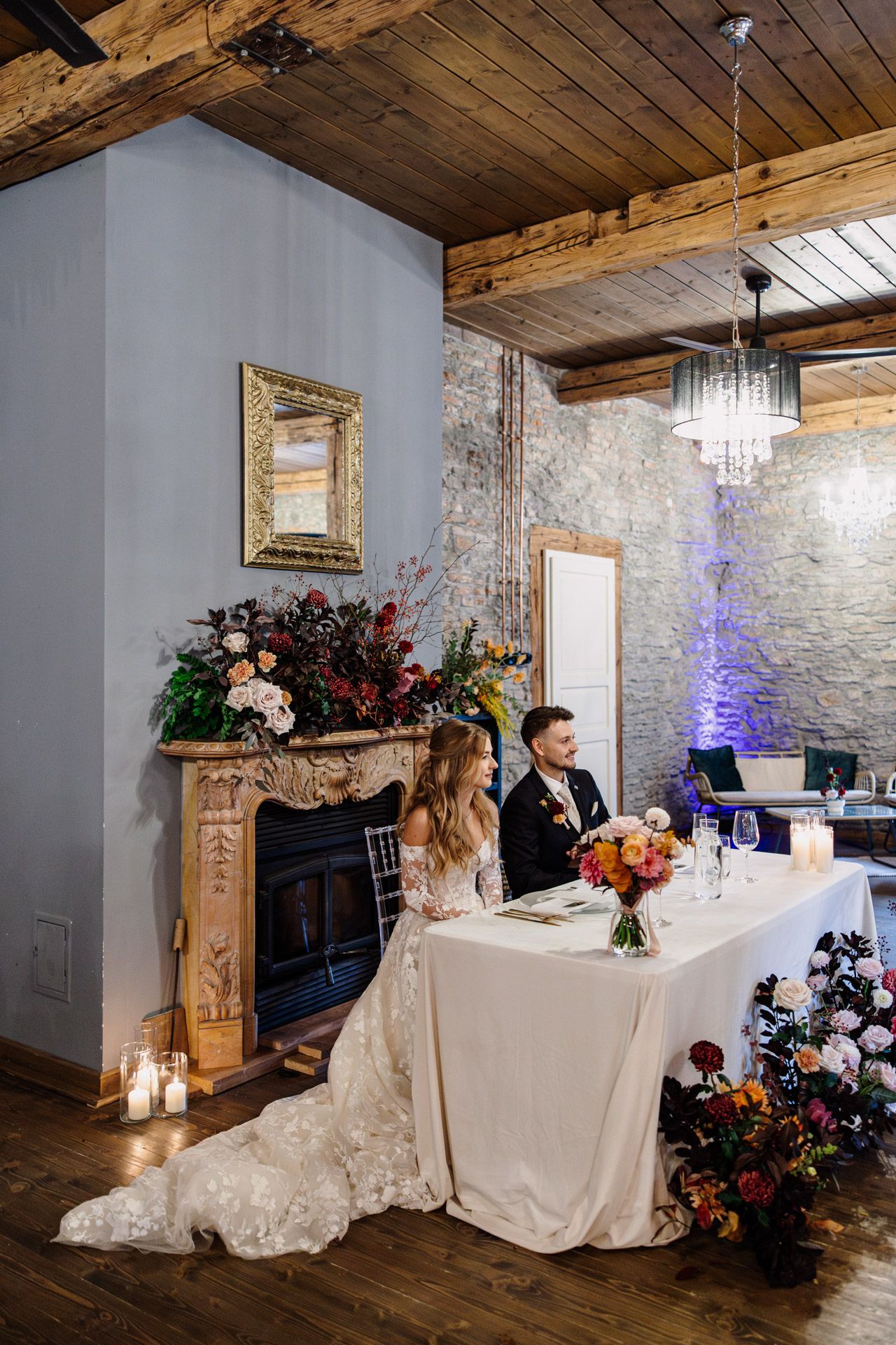 Hostina na svatební místě Villa Dom Carli.