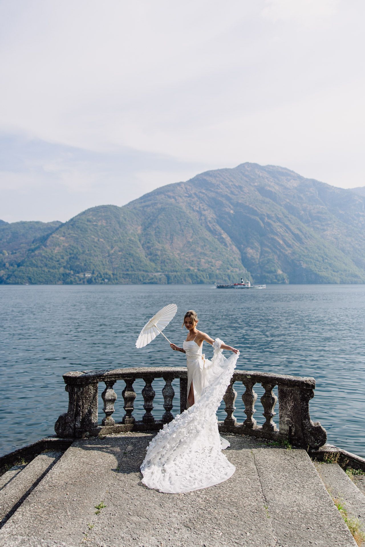 Lake Como and a pre-wedding photoshoot.