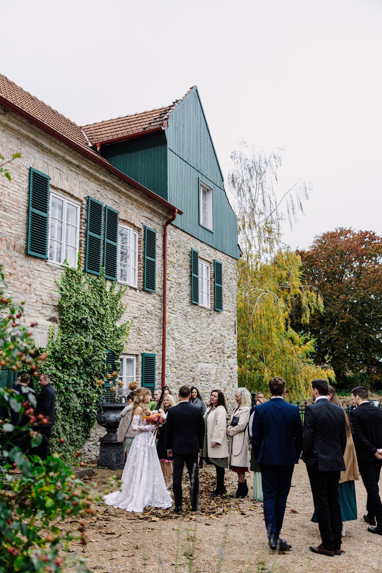Listopadová svatba na italském místě Villa Dom Carli.