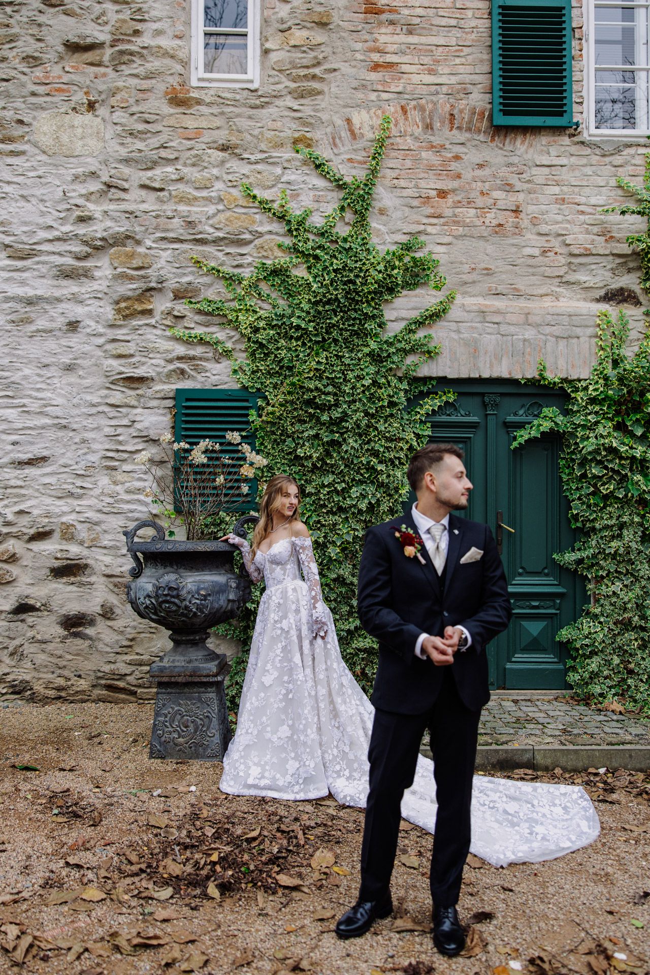 Svatební focení v toskánském stylu na Villa Dom Carli.