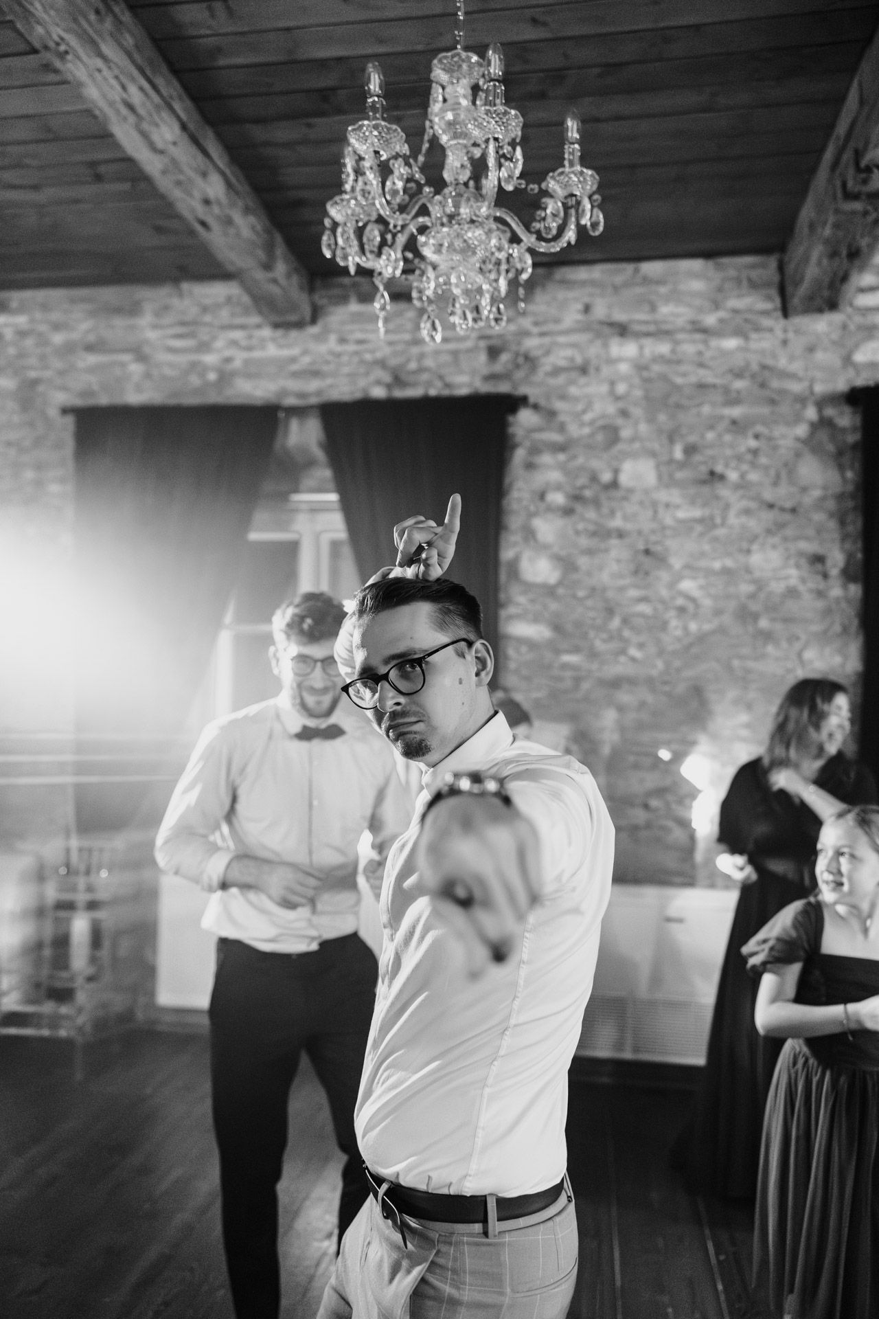 Svatební party na Villa Dom Carli.