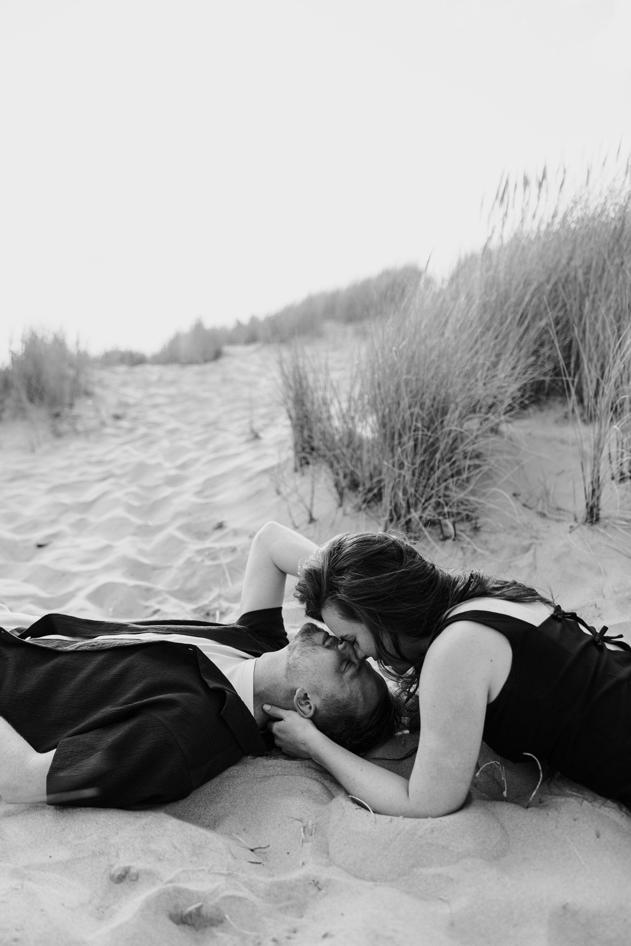 A pre-wedding photoshoot at the beach.