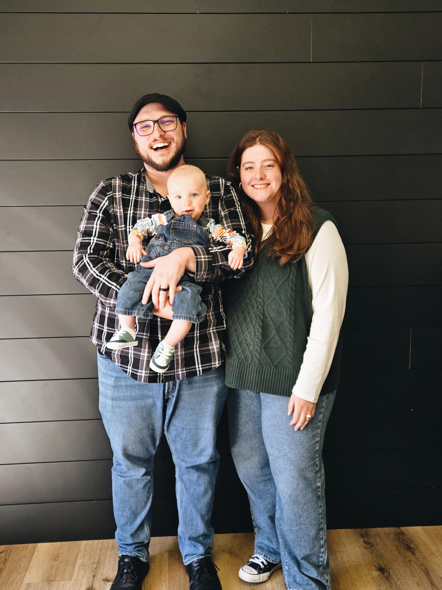 Portrait of the Moats family, community group leaders at Crossroads Fairmont