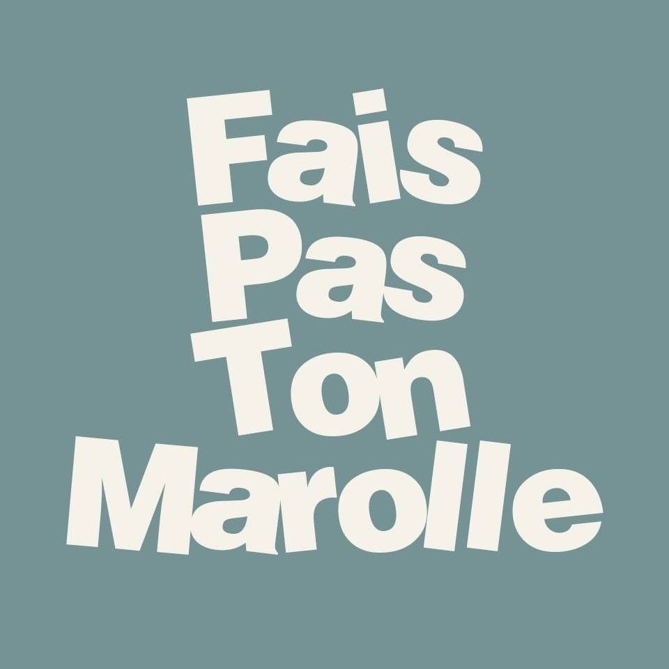 White text appears as repeating fading words against a muted teal background in a minimalist design pattern.