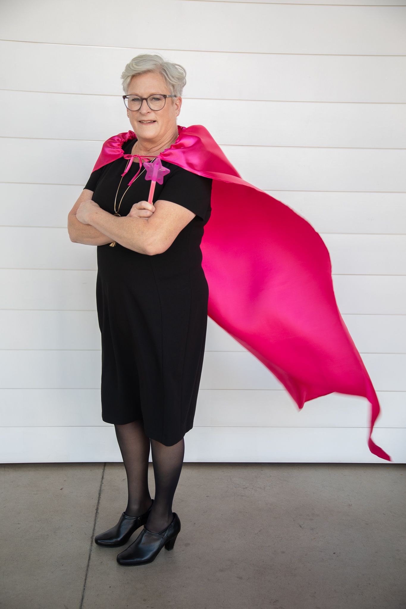 To some, a virtual assistant is like a superhero.  This brand photo spotlights how this VA can handle anything.