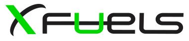 XFuels logo with bold black and green typography on a white background.