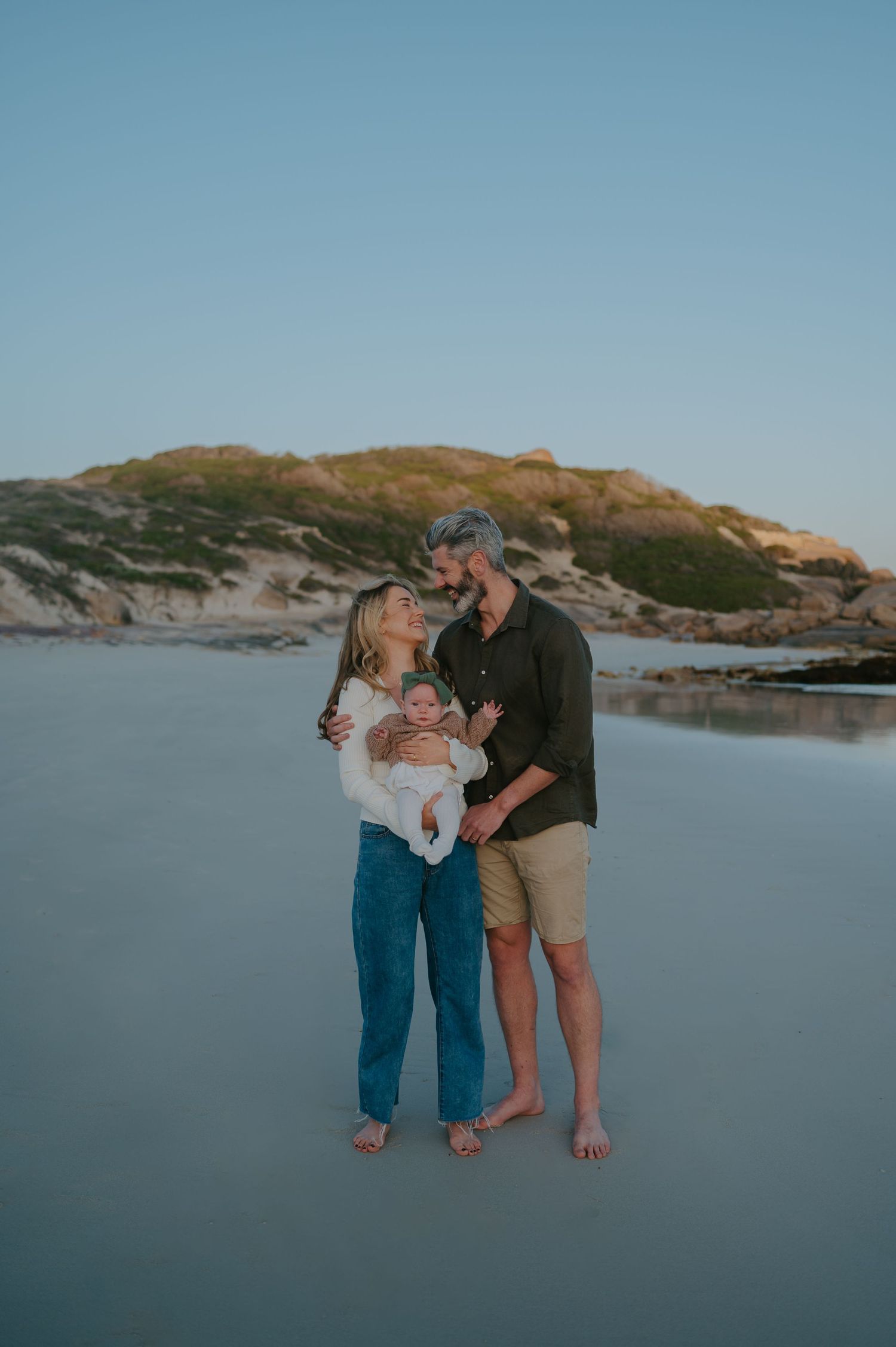 A family portrait on the beaches of Esperance, WA