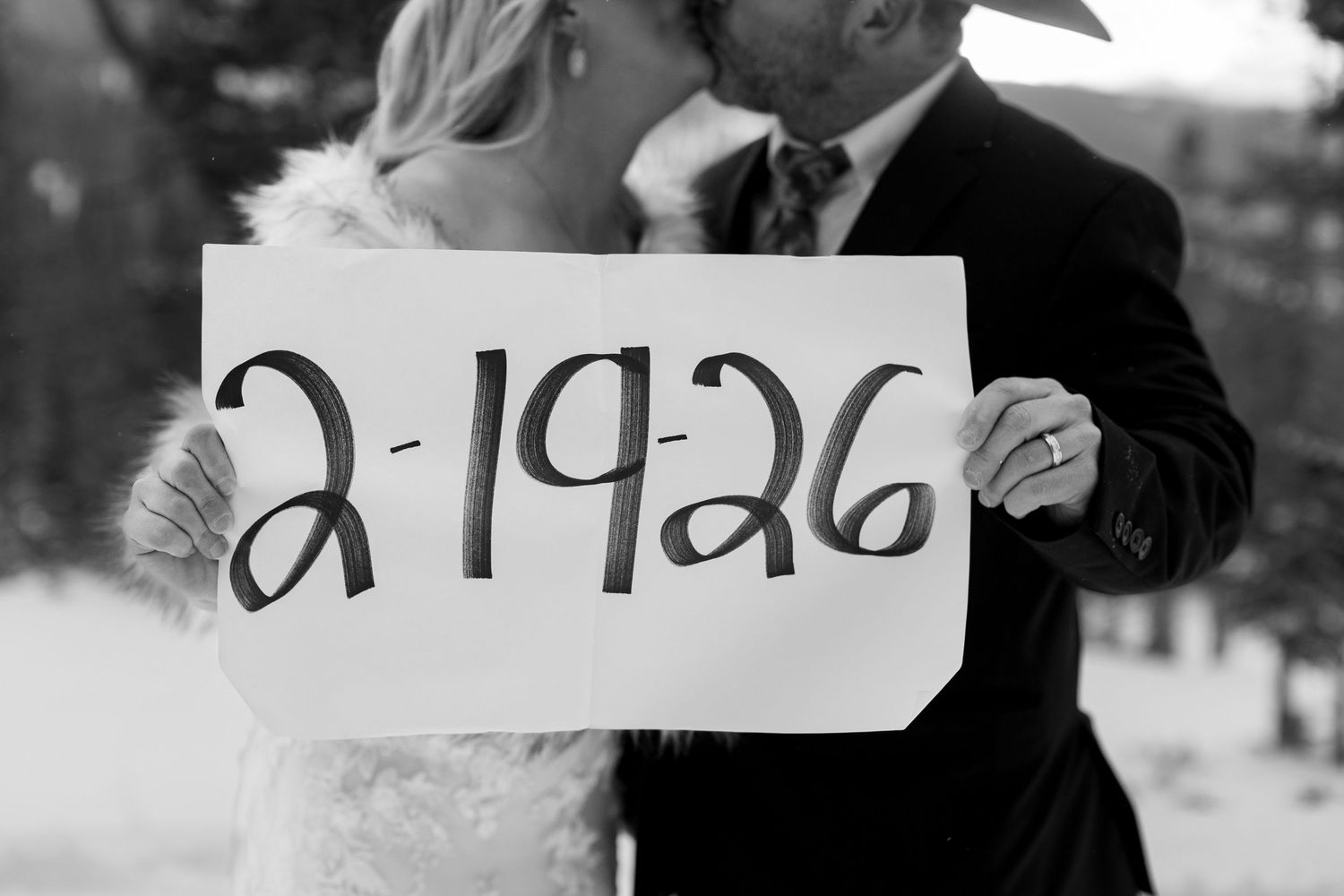 A black and white collage of overlapping photos showing various candid moments and text fragments.