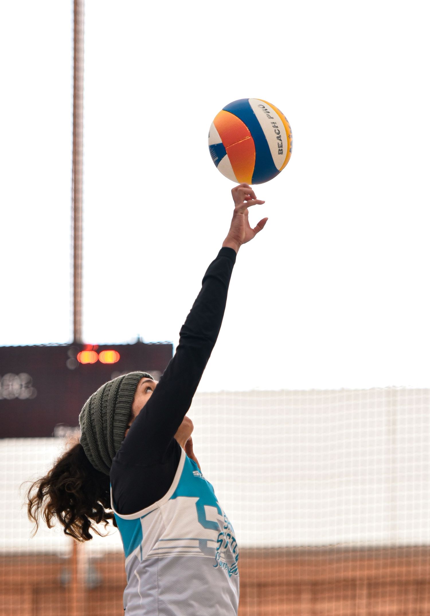 Photographie sportive beach-volley