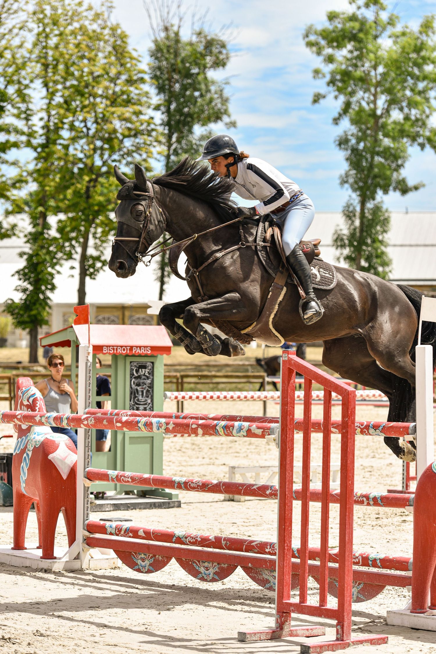Photographie équestre en compétition de CSO