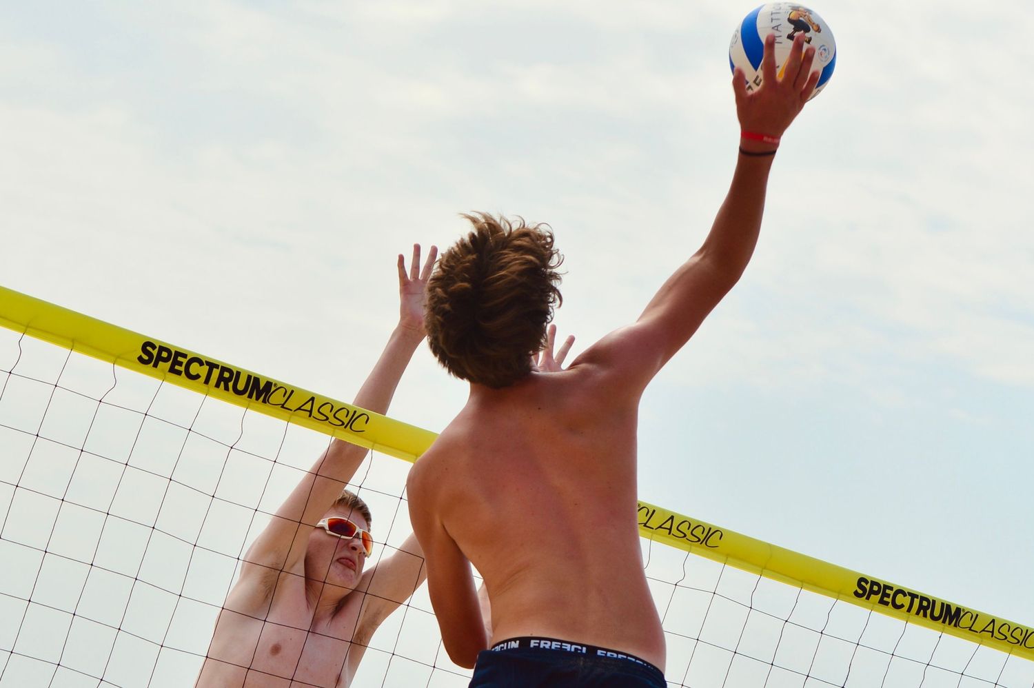 Photographie sur un tournoi de beach-volley aux masters de porncihet