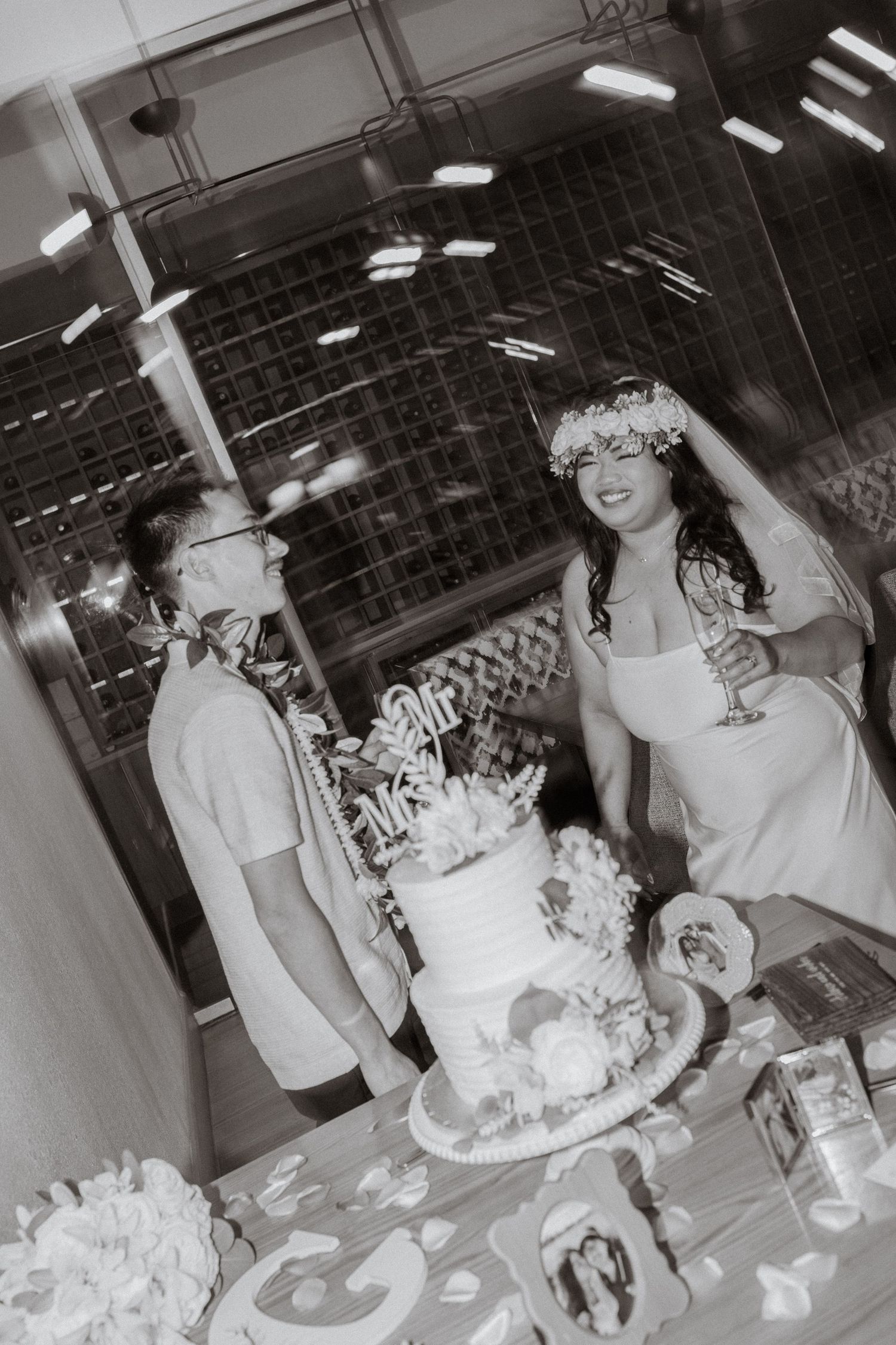 Intimate wedding ceremony on the white sands of Pensacola Beach, Florida.