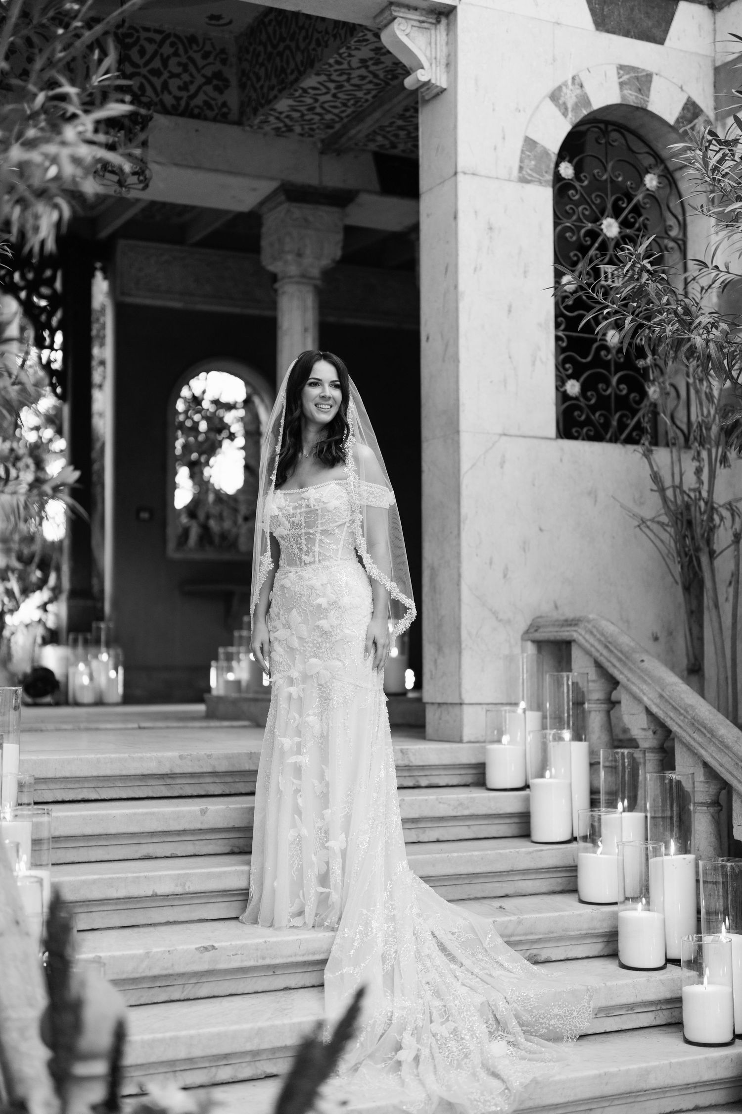 Editorial bridal portrait wedding Cairo Occhio Studios