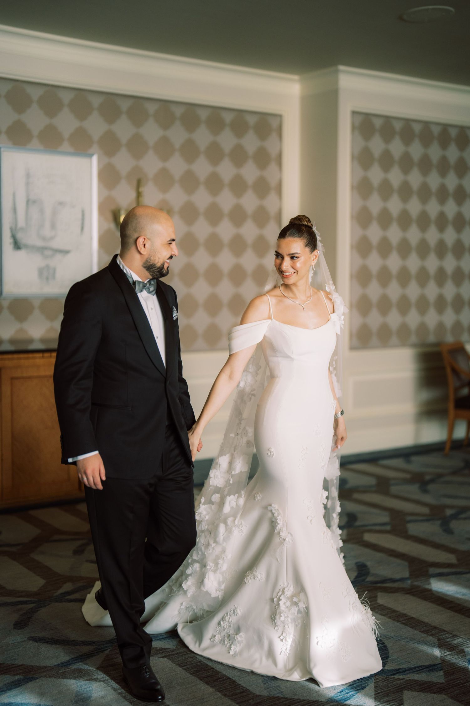 Editorial bridal portrait wedding Cairo Occhio Studios