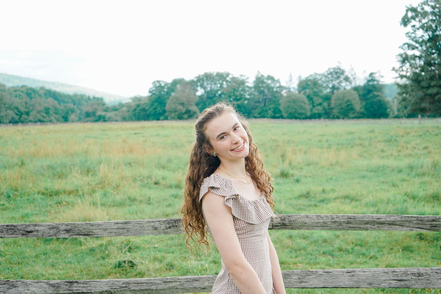Image of senior portrait session in Woodstock VT.