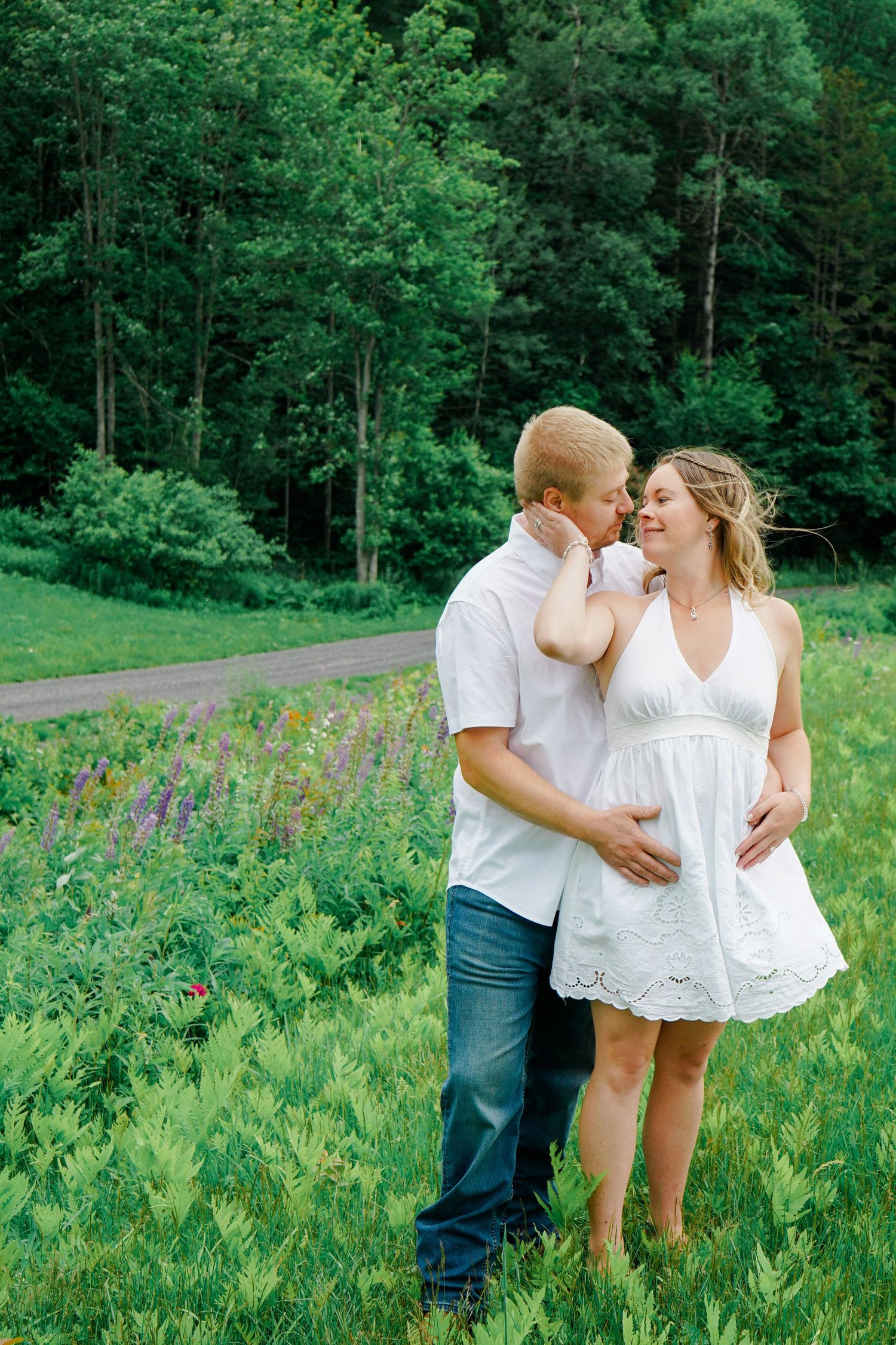 image of couple in field