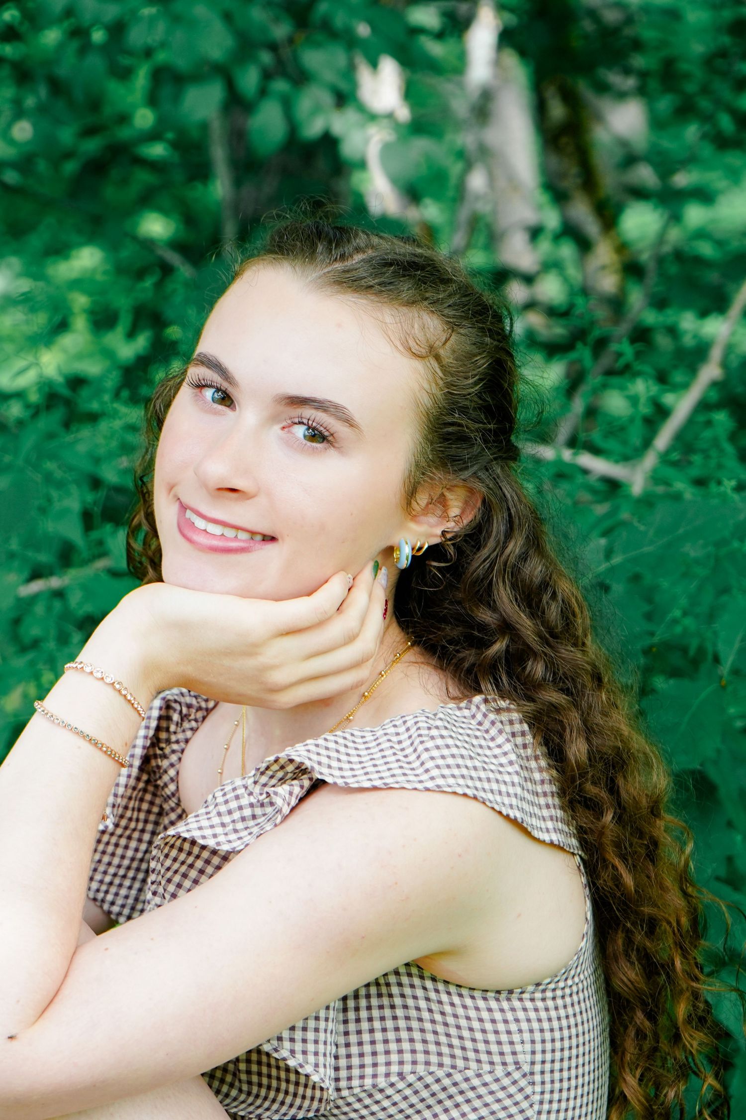 Image of senior portrait session in Woodstock VT.
