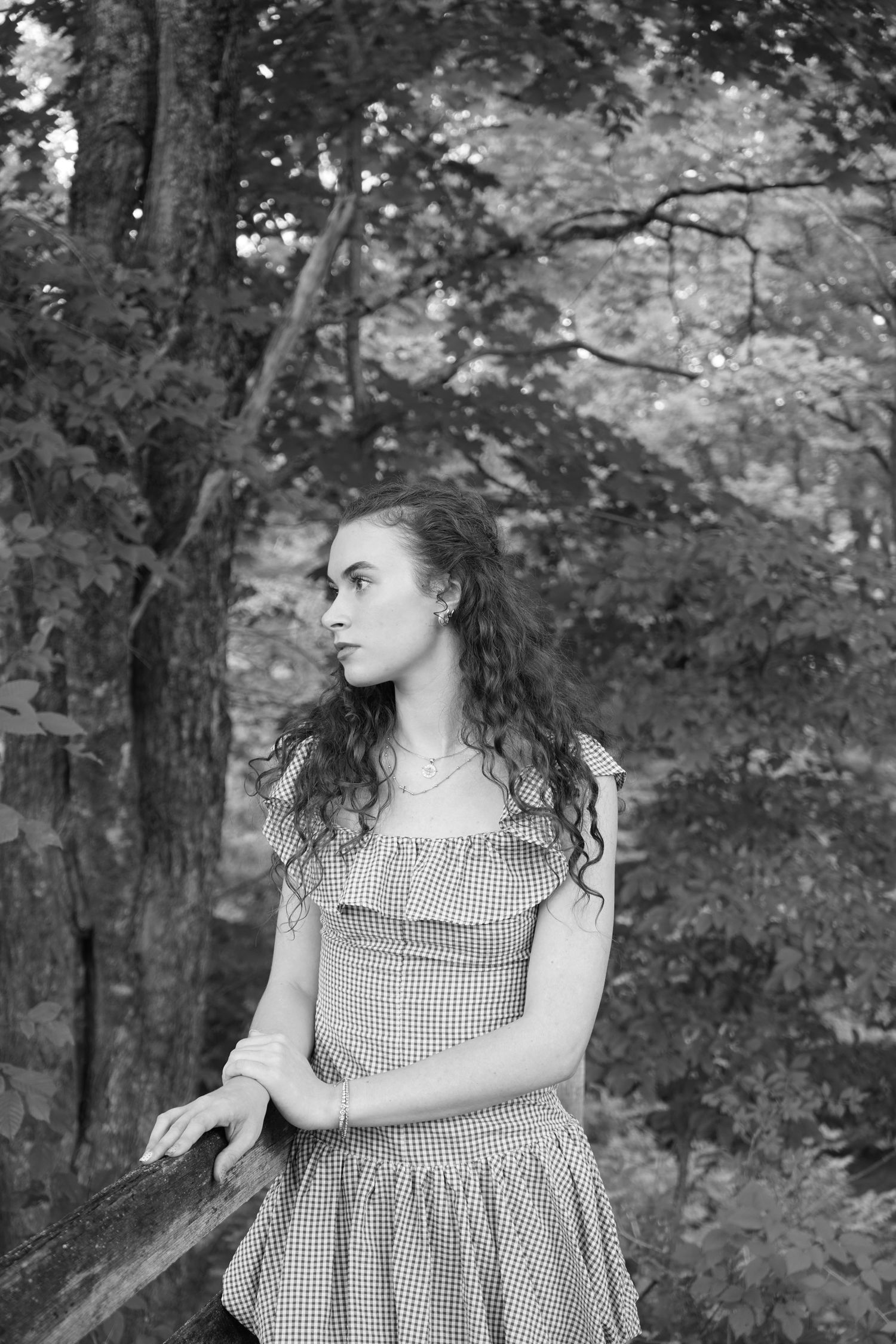 Image of senior portrait session in Woodstock VT.
