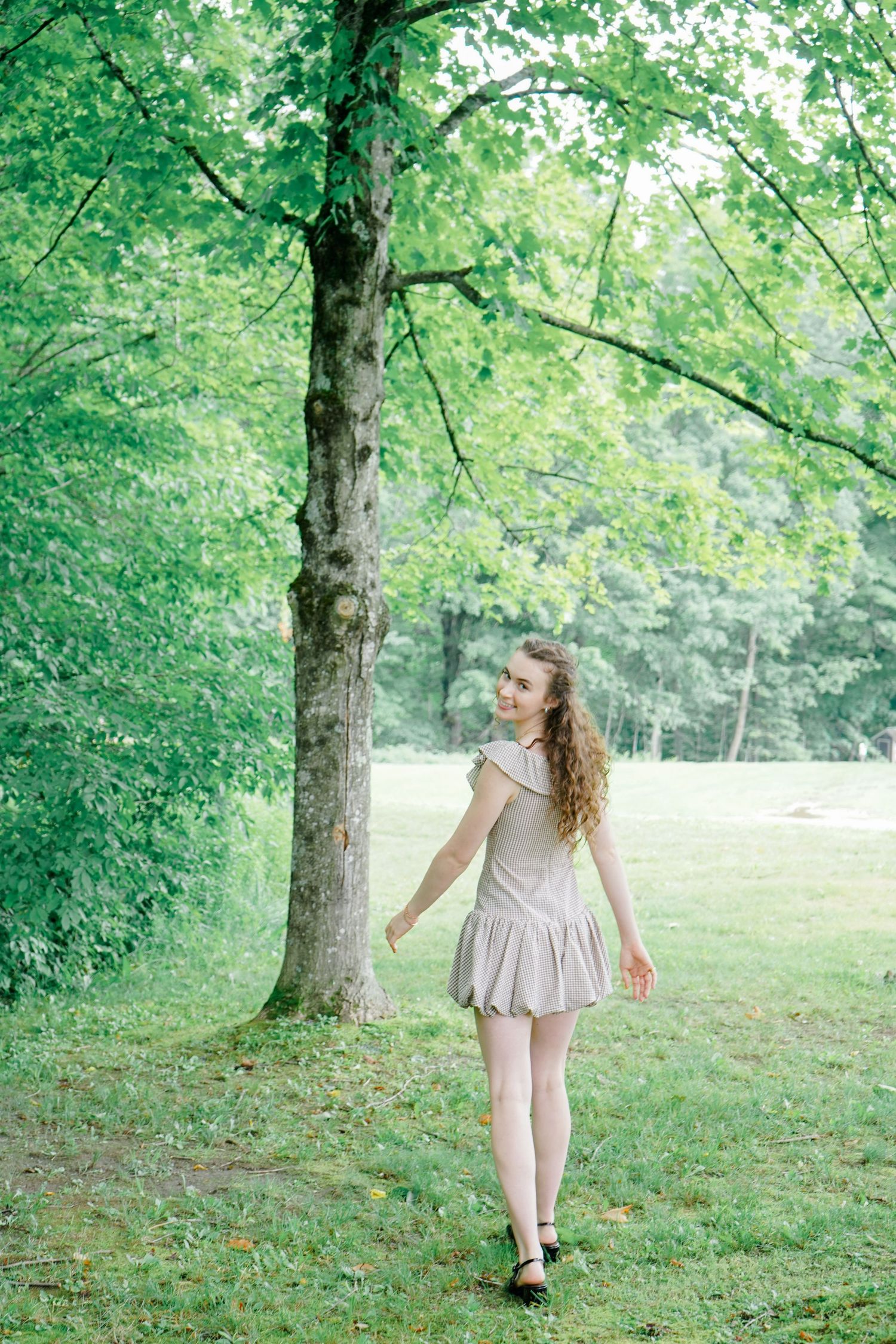 Image of senior portrait session in Woodstock VT.