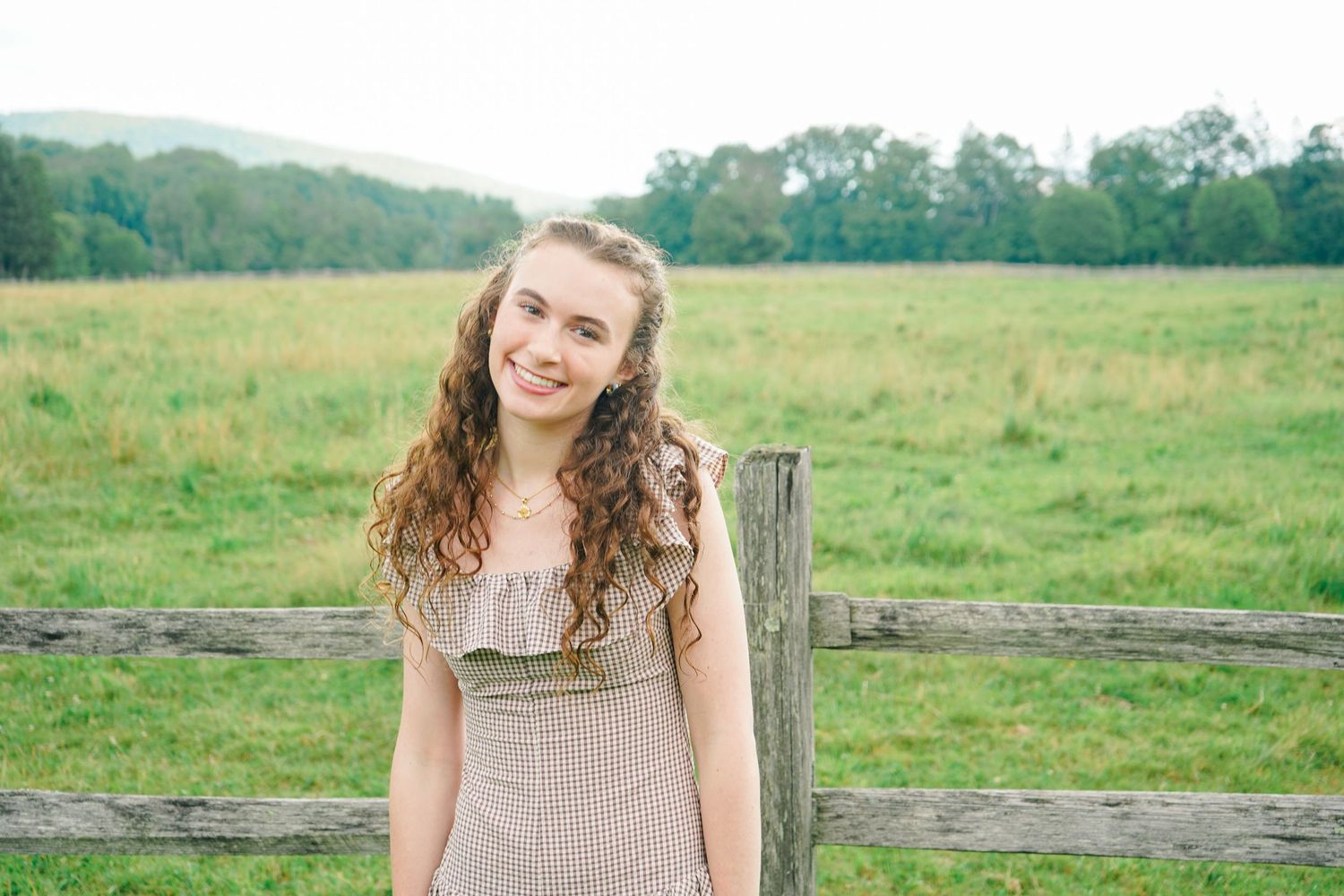Image of senior portrait session in Woodstock VT.