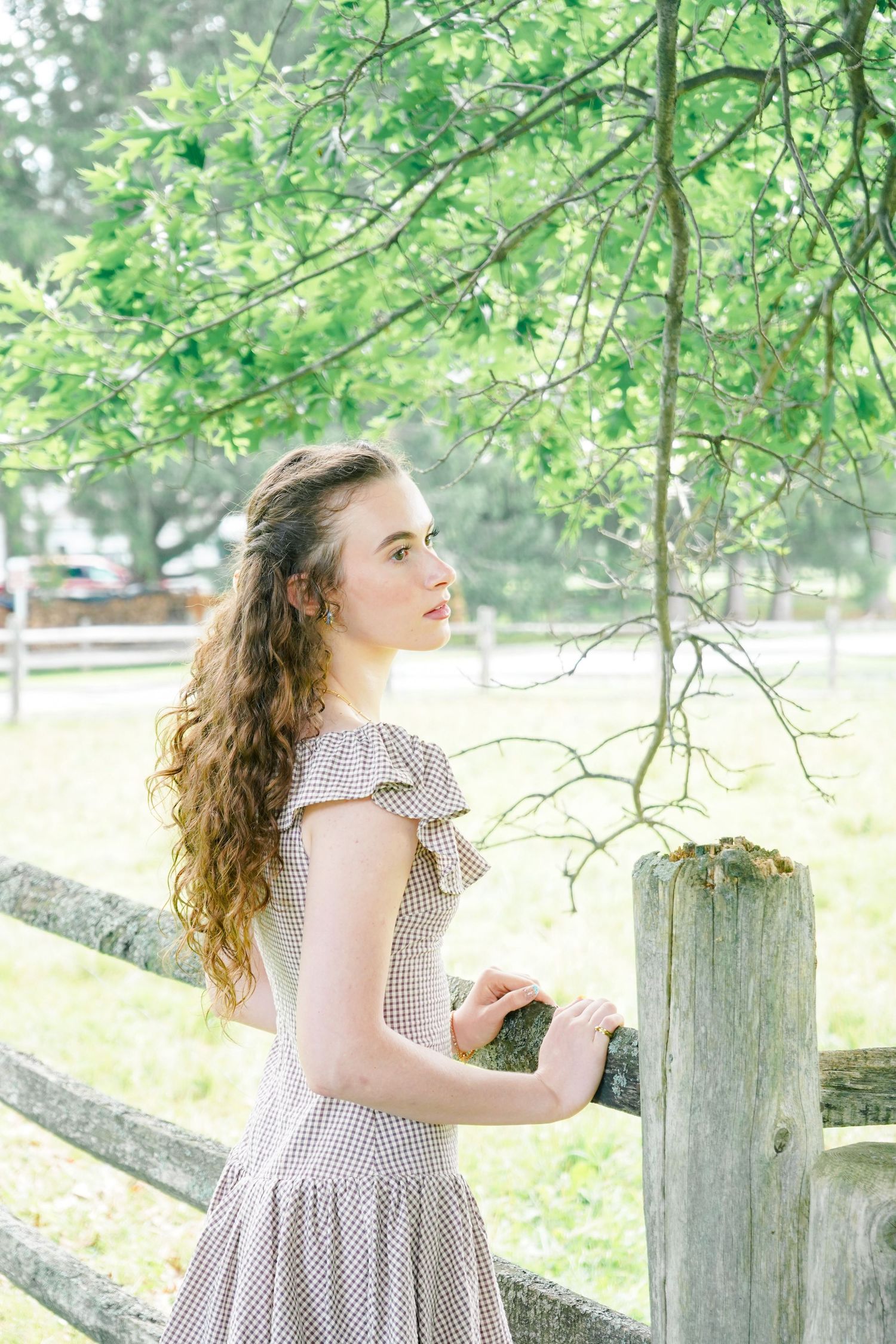 Image of senior portrait session in Woodstock VT.