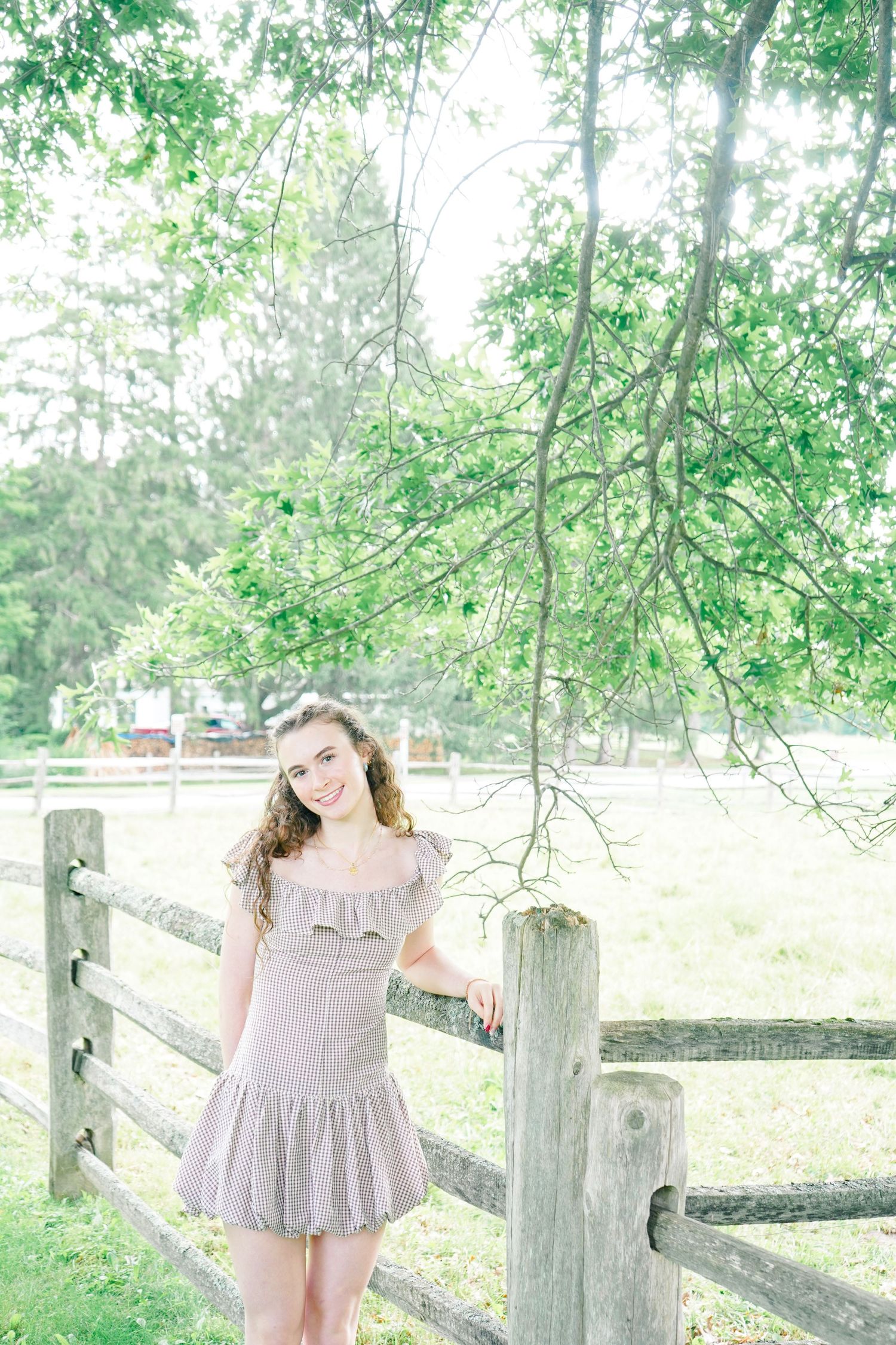 Image of senior portrait session in Woodstock VT.