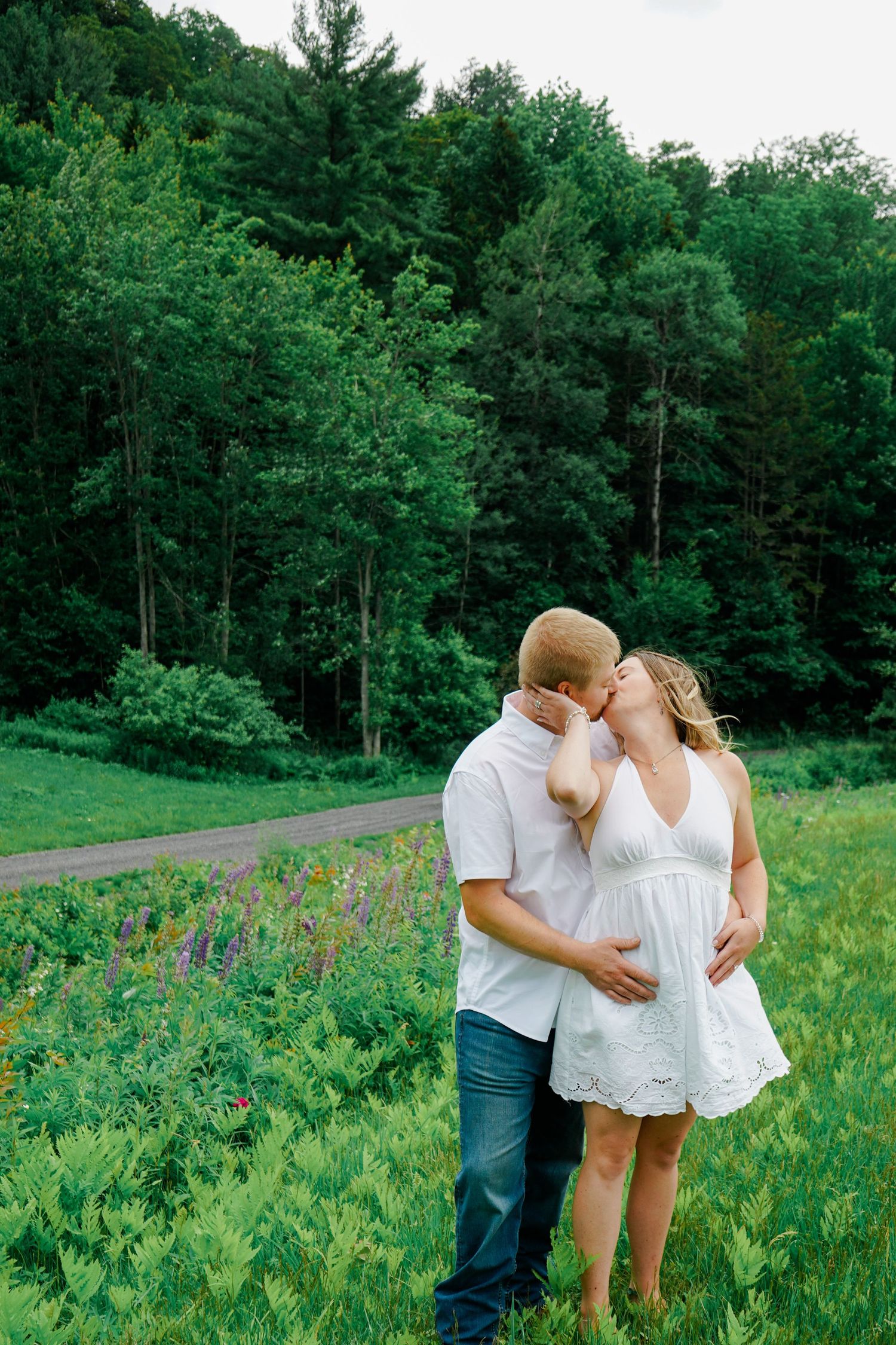 image of couple in field