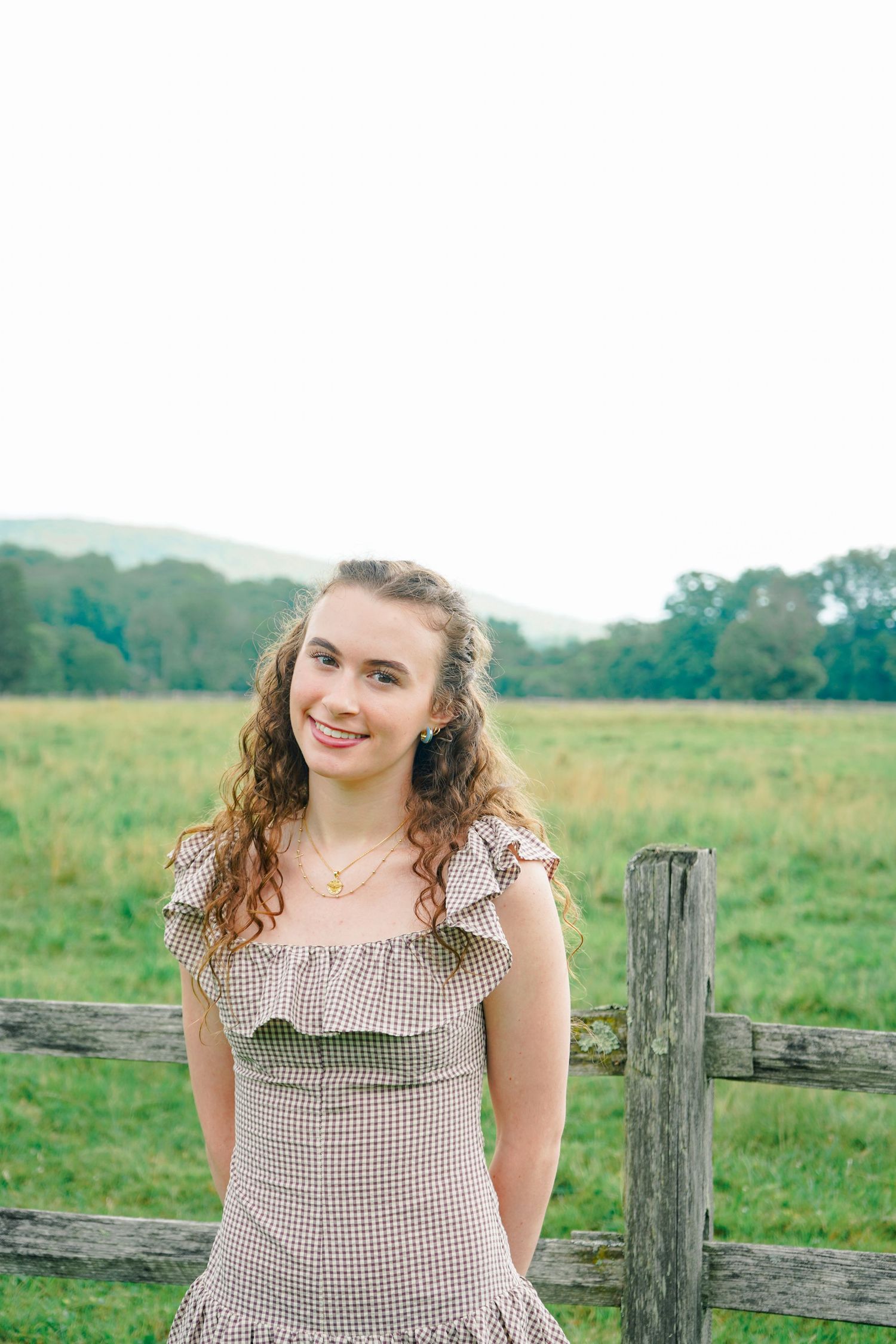 Image of senior portrait session in Woodstock VT.