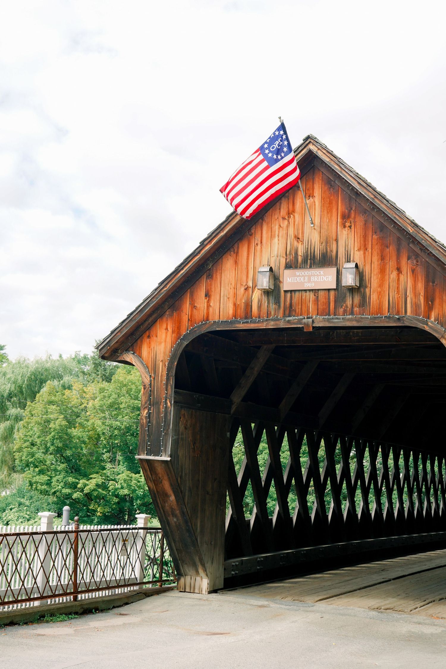Woodstock Vermont Middle Bridge