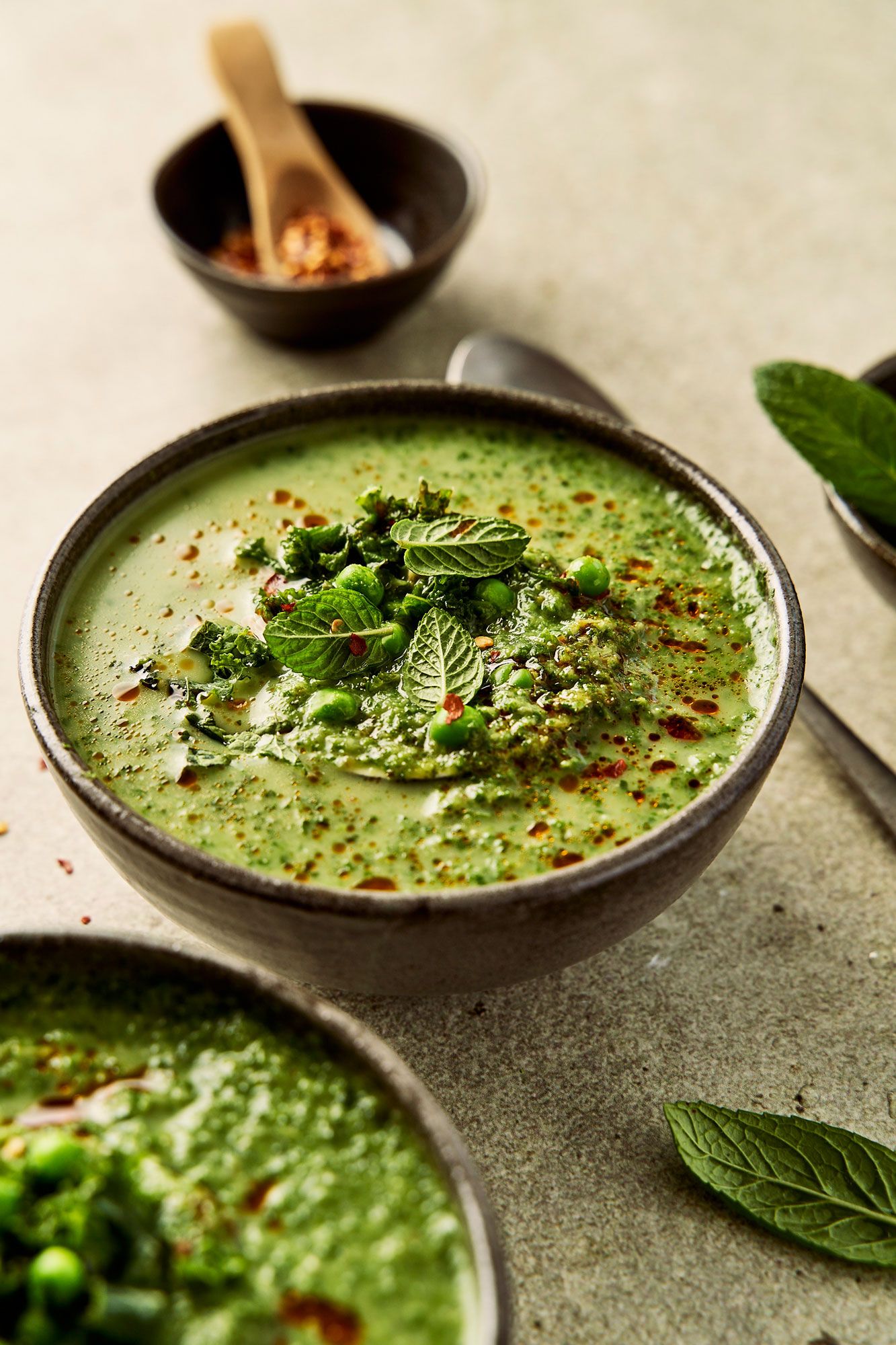 Green veggie soup