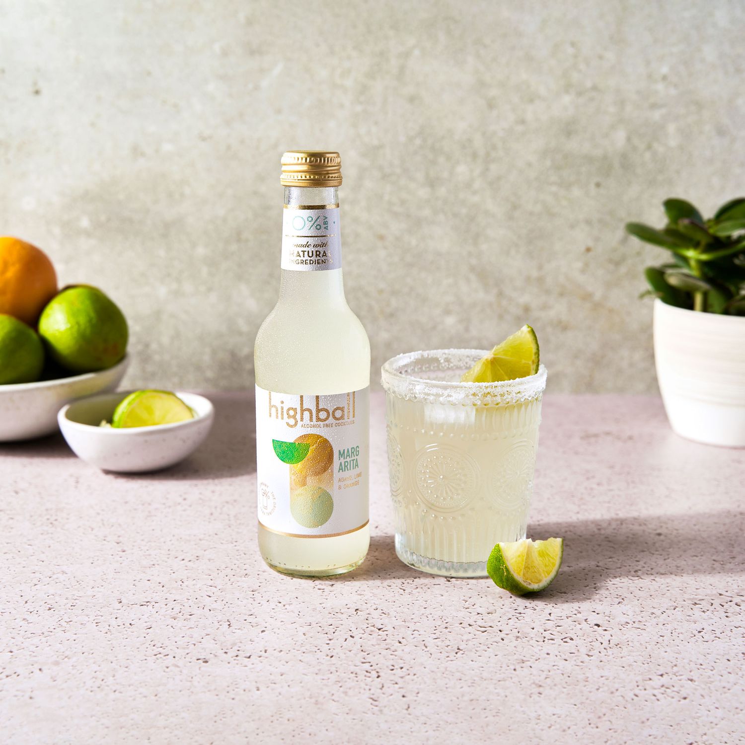 Highball Margarita product photography shot for Highball