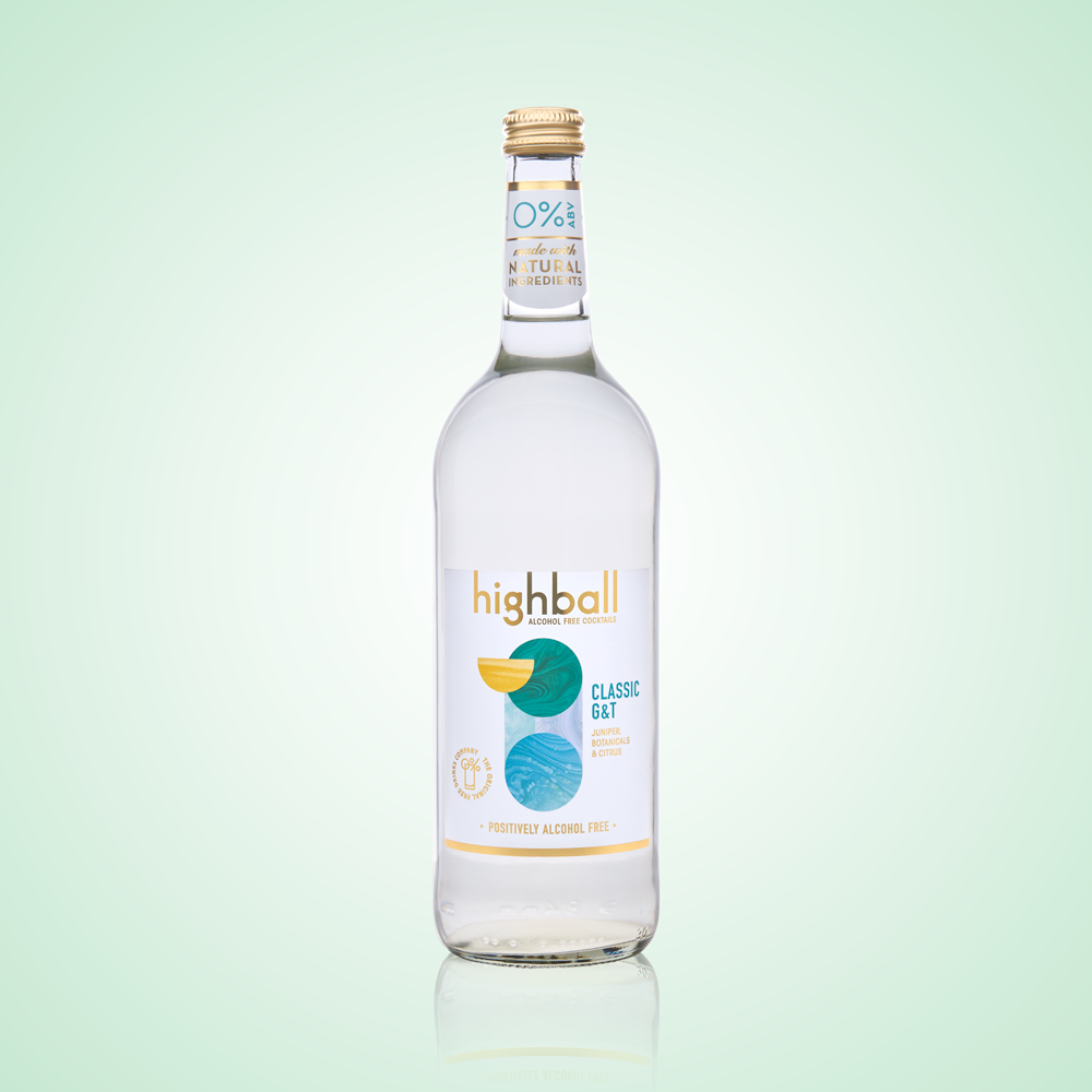 Highball G&T product photography shot for Highball