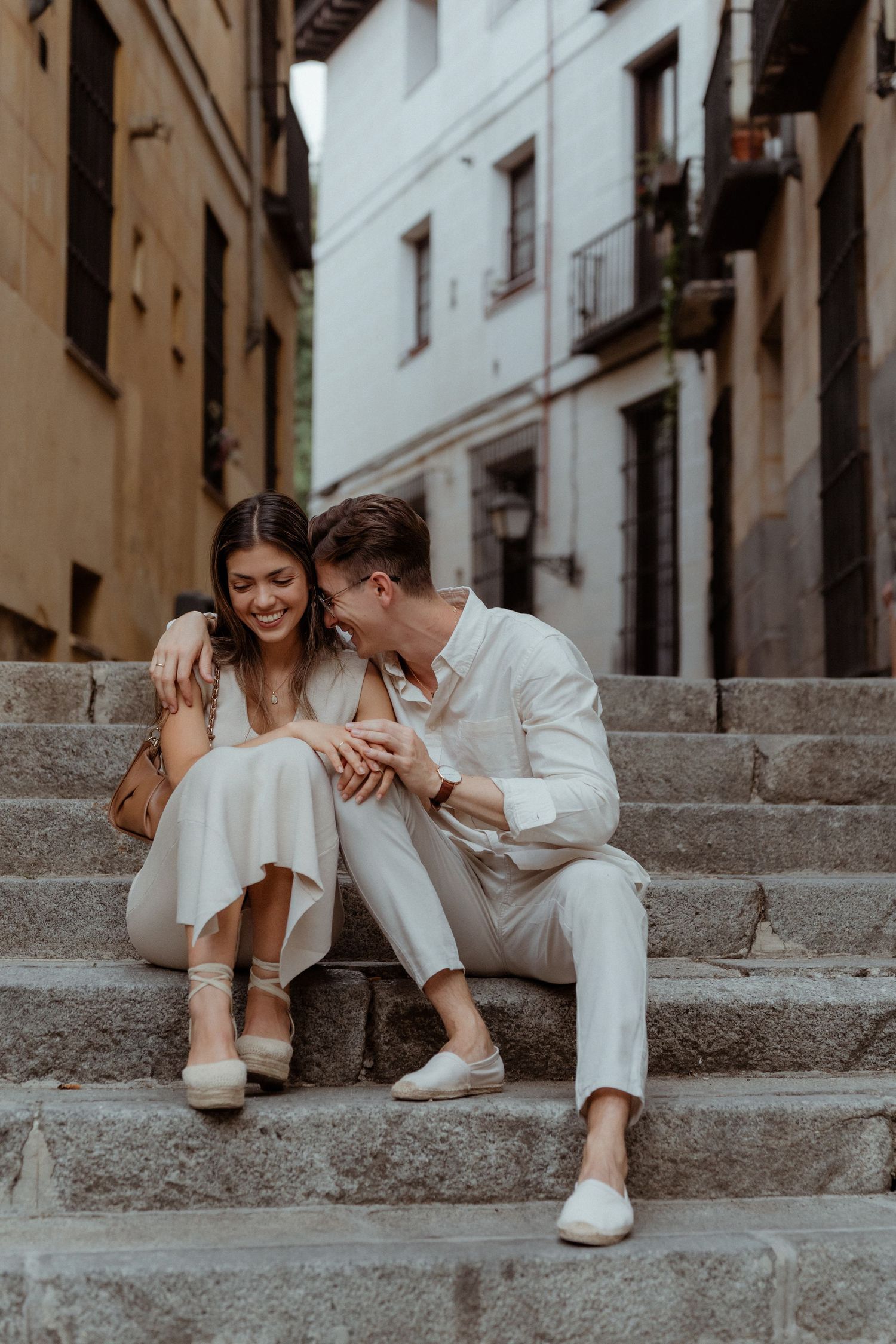 Sesión de pareja en una preboda