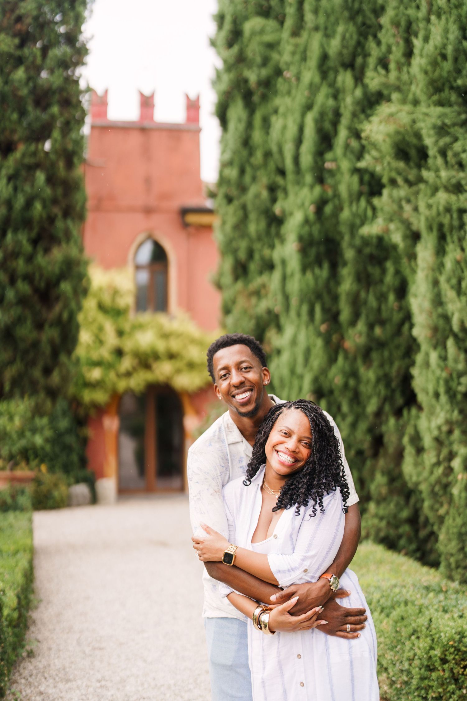 Proposal engagement and wedding photographer Italy Verona capturing natural emotional moments