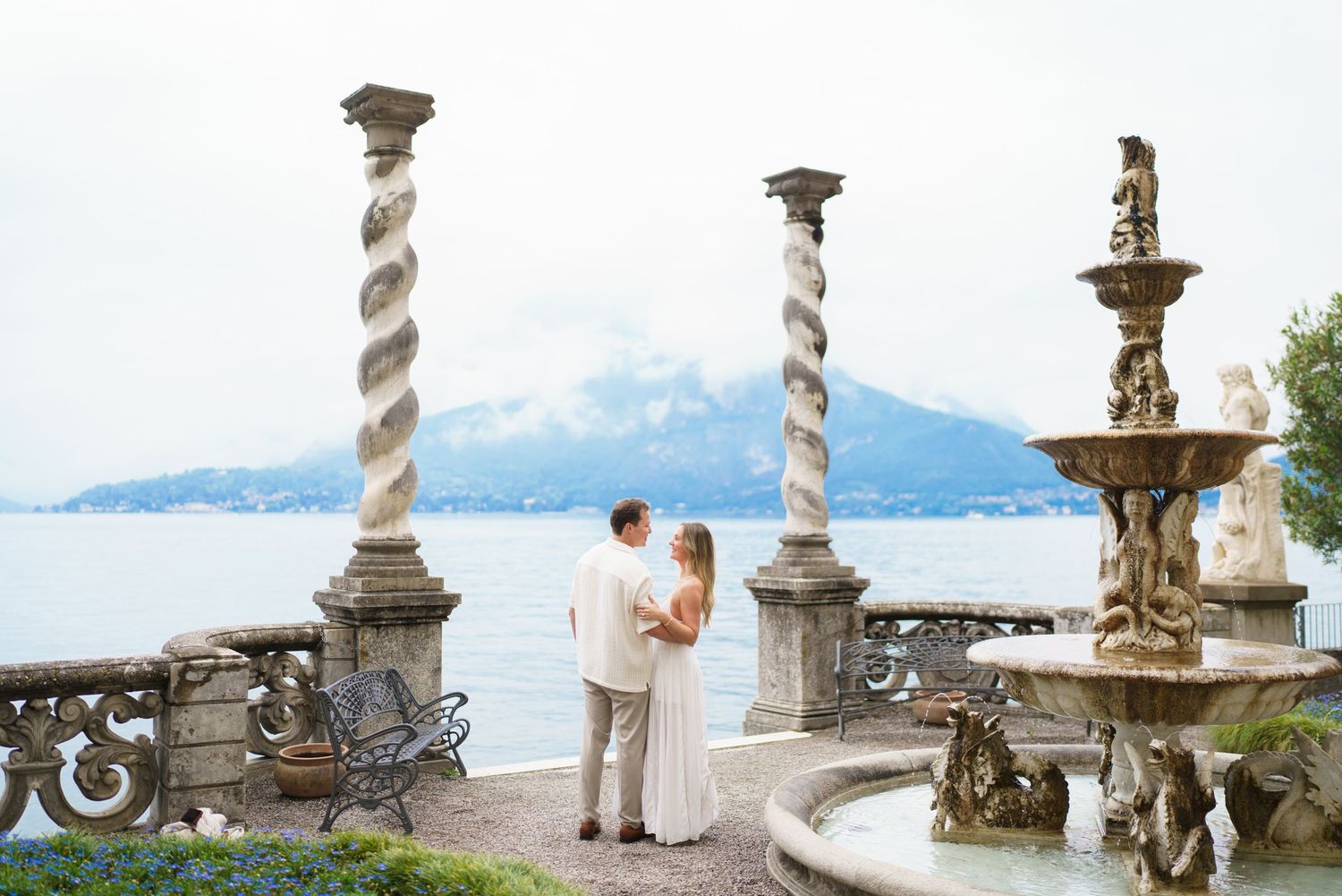 Lake Como Engagement Photographer