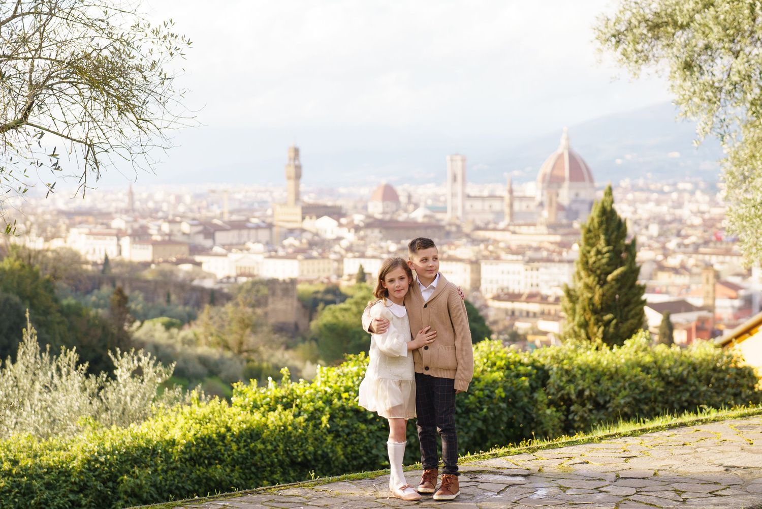 family portrait session florence italy