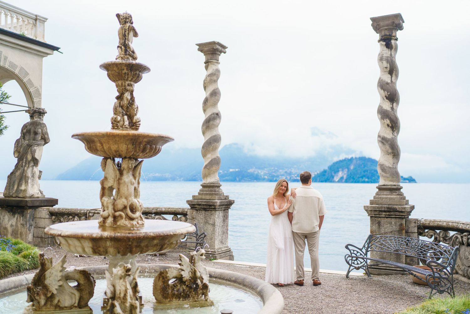Lake Como Engagement Photographer