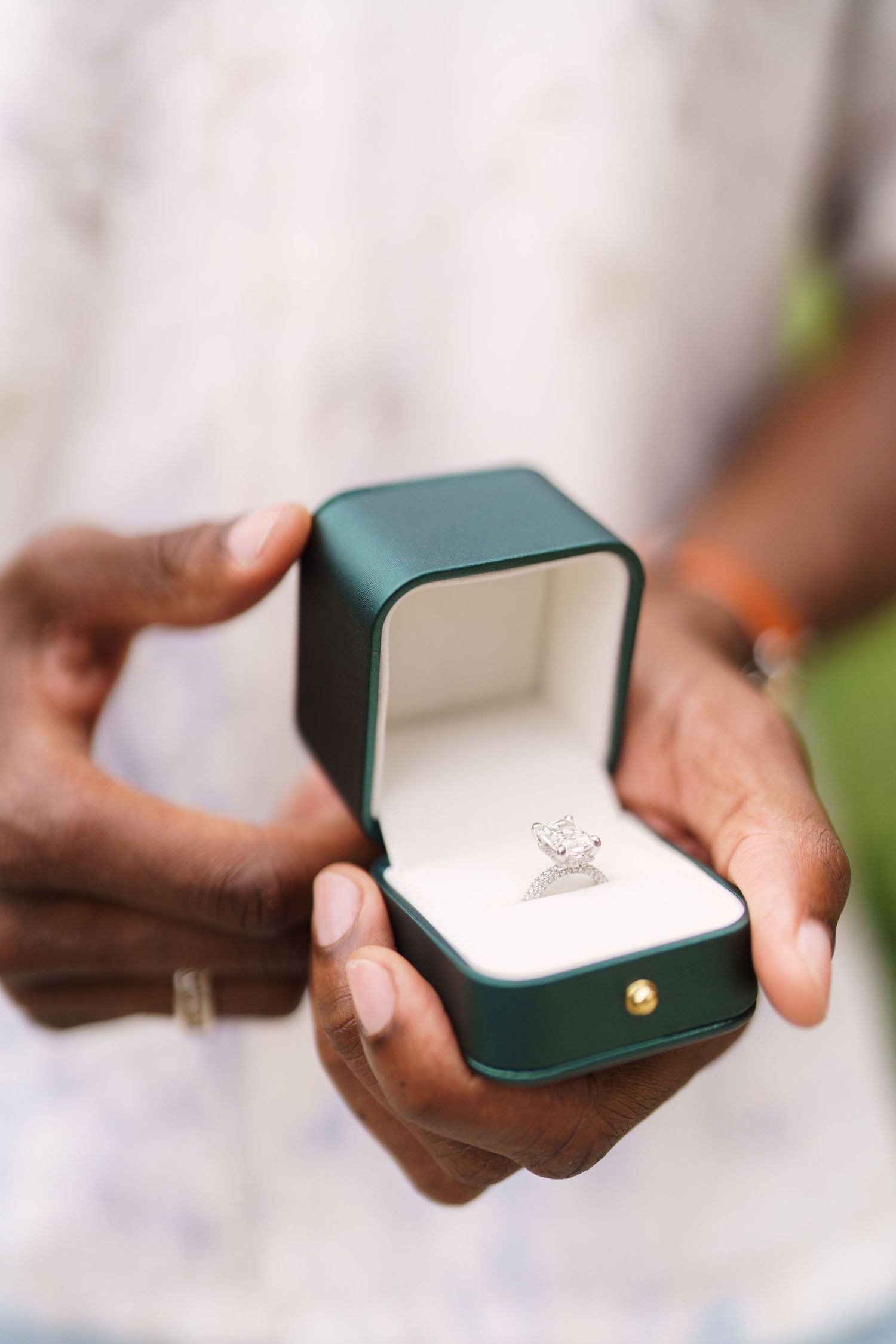 Surprise engagement proposal in Verona captured in cinematic and elegant photography style