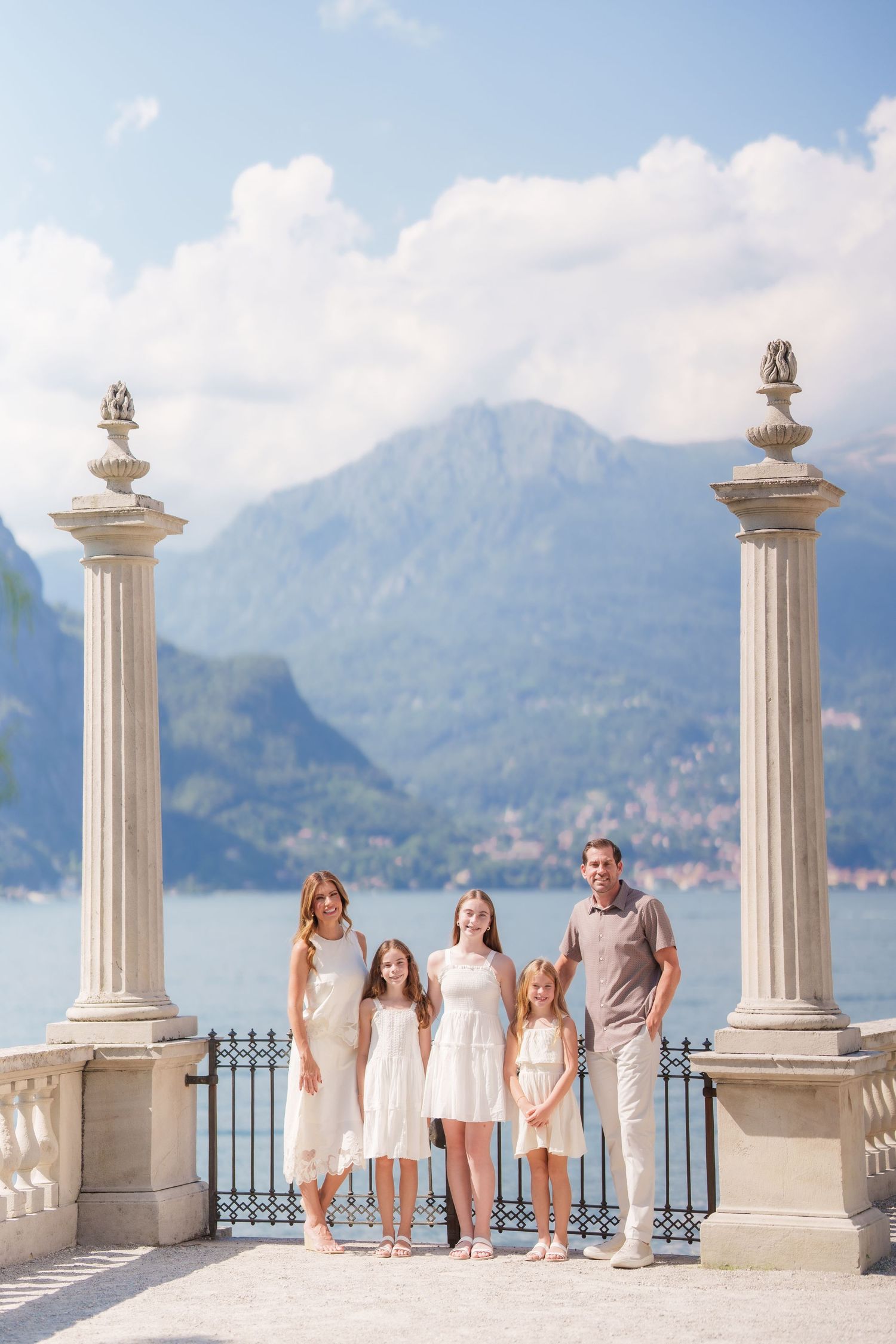 Professional Lake Como family photographer in Bellagio