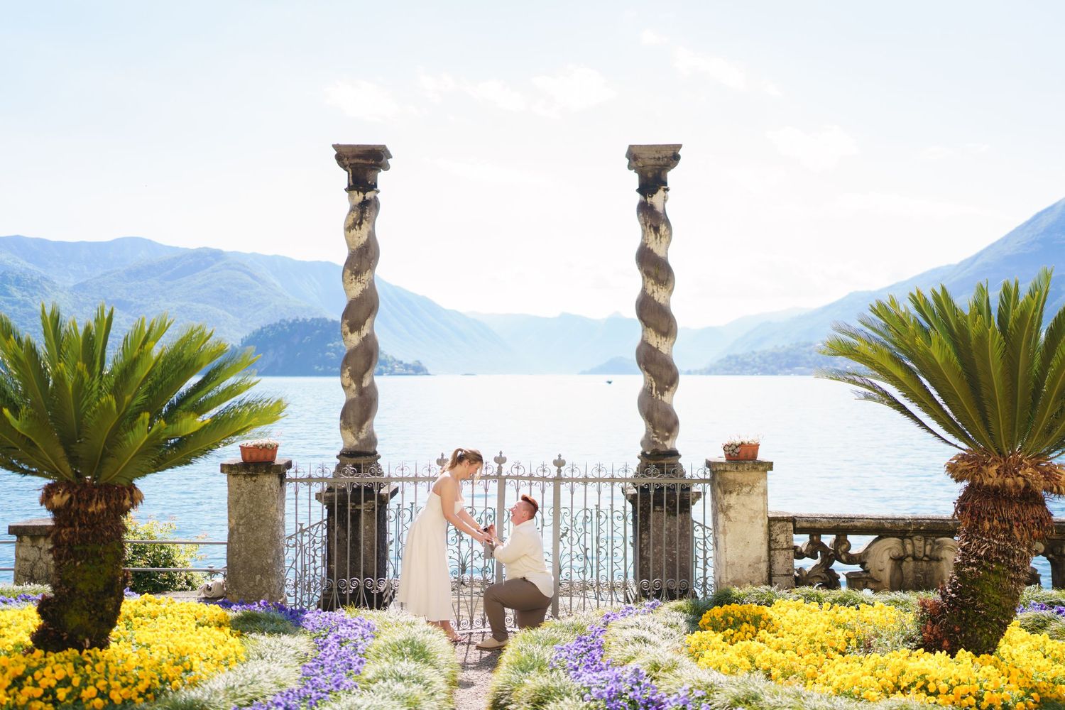 villa monastero proposal lake como photographer