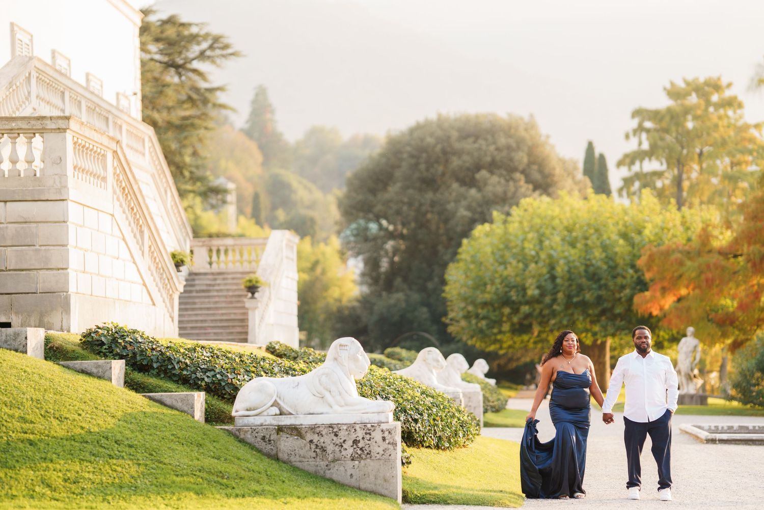 family photos lake como italy