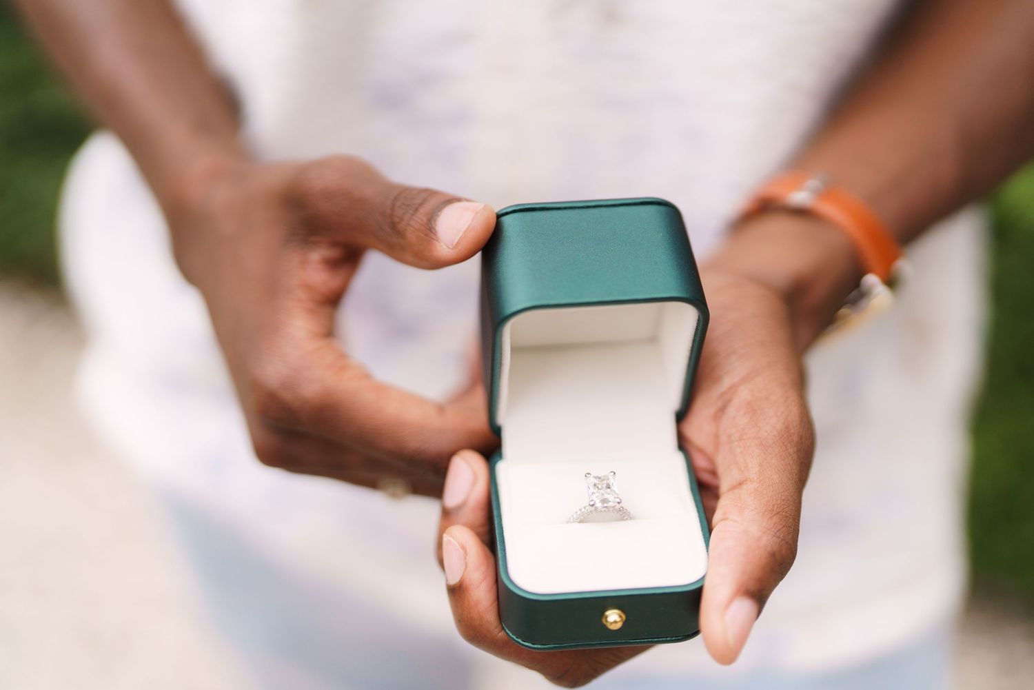 Surprise engagement proposal in Verona captured in cinematic and elegant photography style