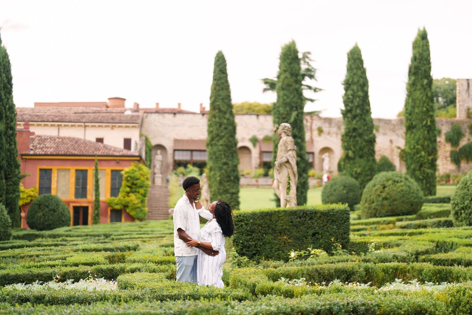 Proposal engagement and wedding photographer Italy Verona capturing natural emotional moments