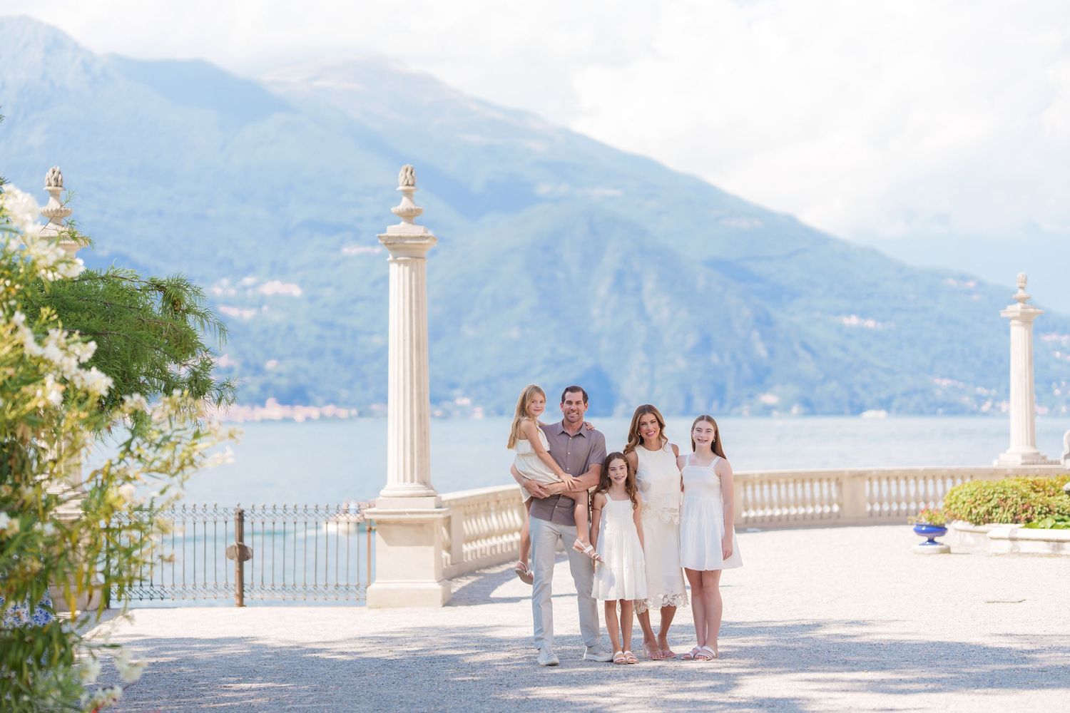 Professional Lake Como family photographer in Bellagio